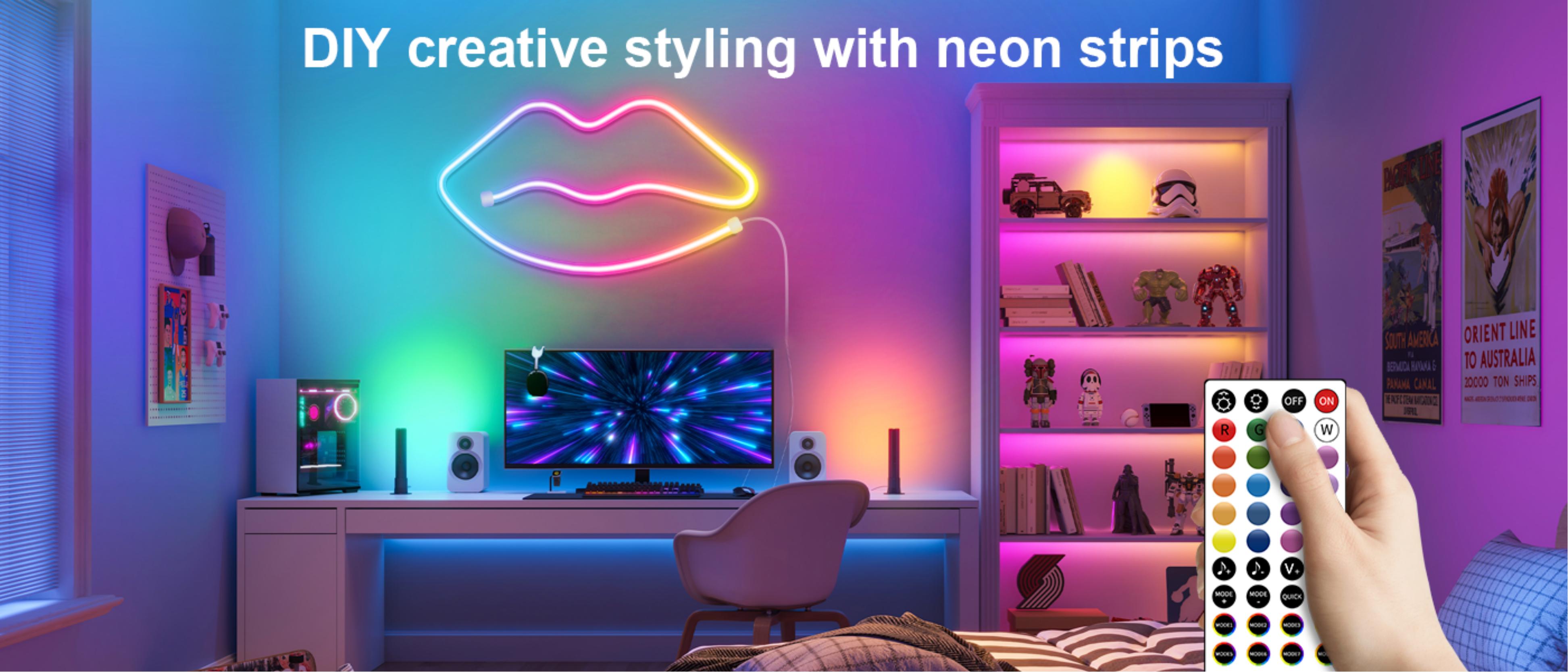 DIY light strip，Eaves lamp，Lamp string，Light belt，Neon strip，