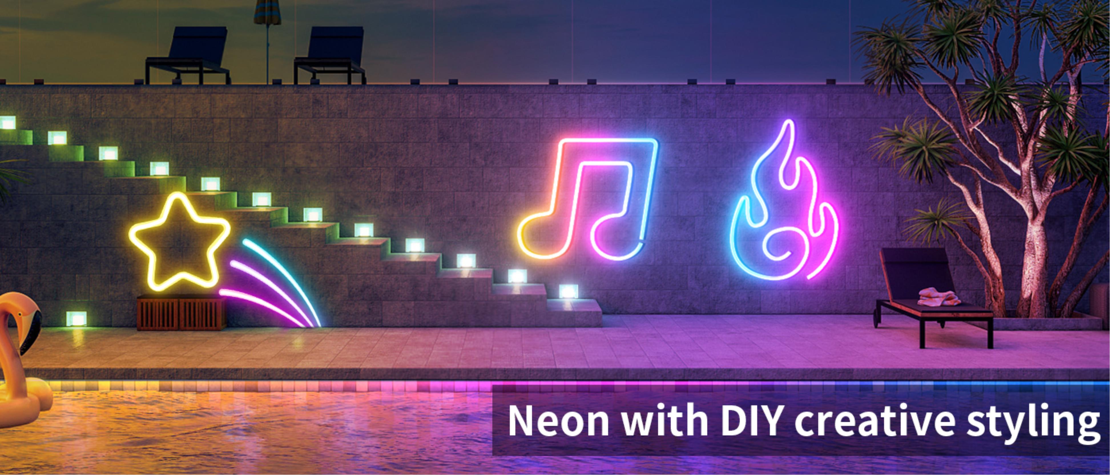 DIY light strip，Eaves lamp，Lamp string，Light belt，Neon strip，
