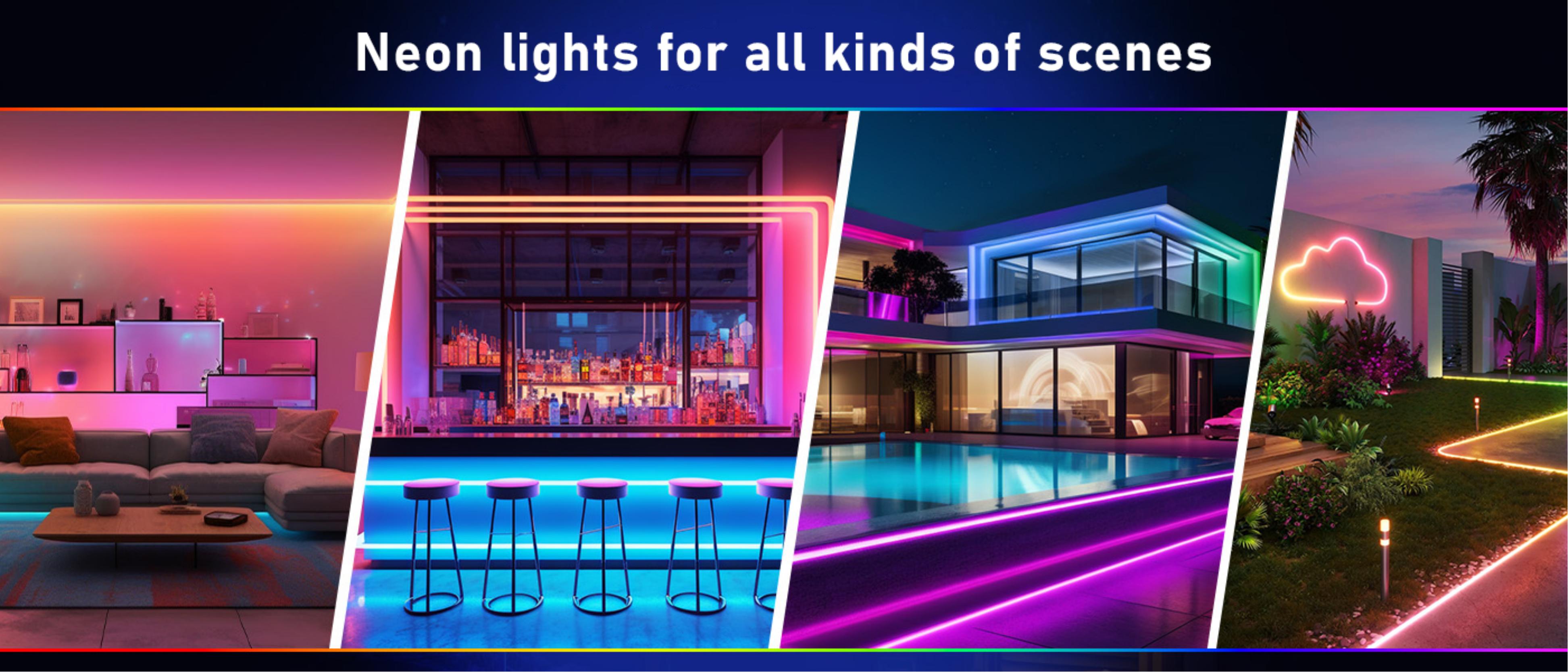 DIY light strip，Eaves lamp，Lamp string，Light belt，Neon strip，