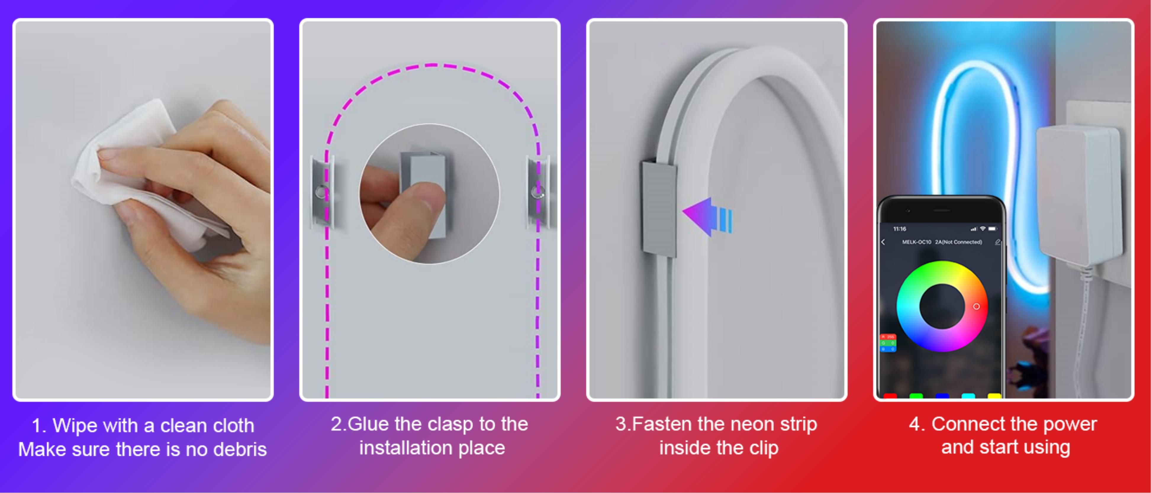 DIY light strip，Eaves lamp，Lamp string，Light belt，Neon strip，