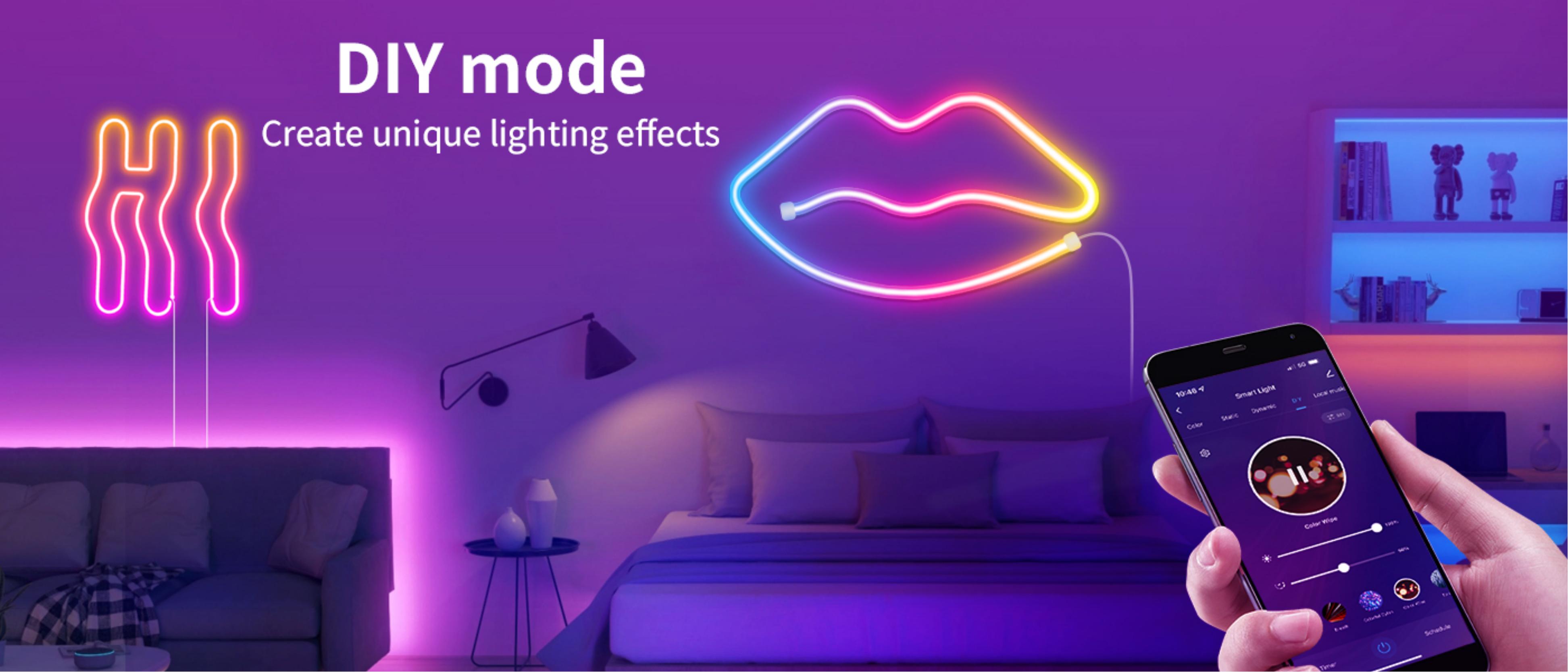 Light belt，DIY light strip，Eaves lamp，Amazon，atmosphere，