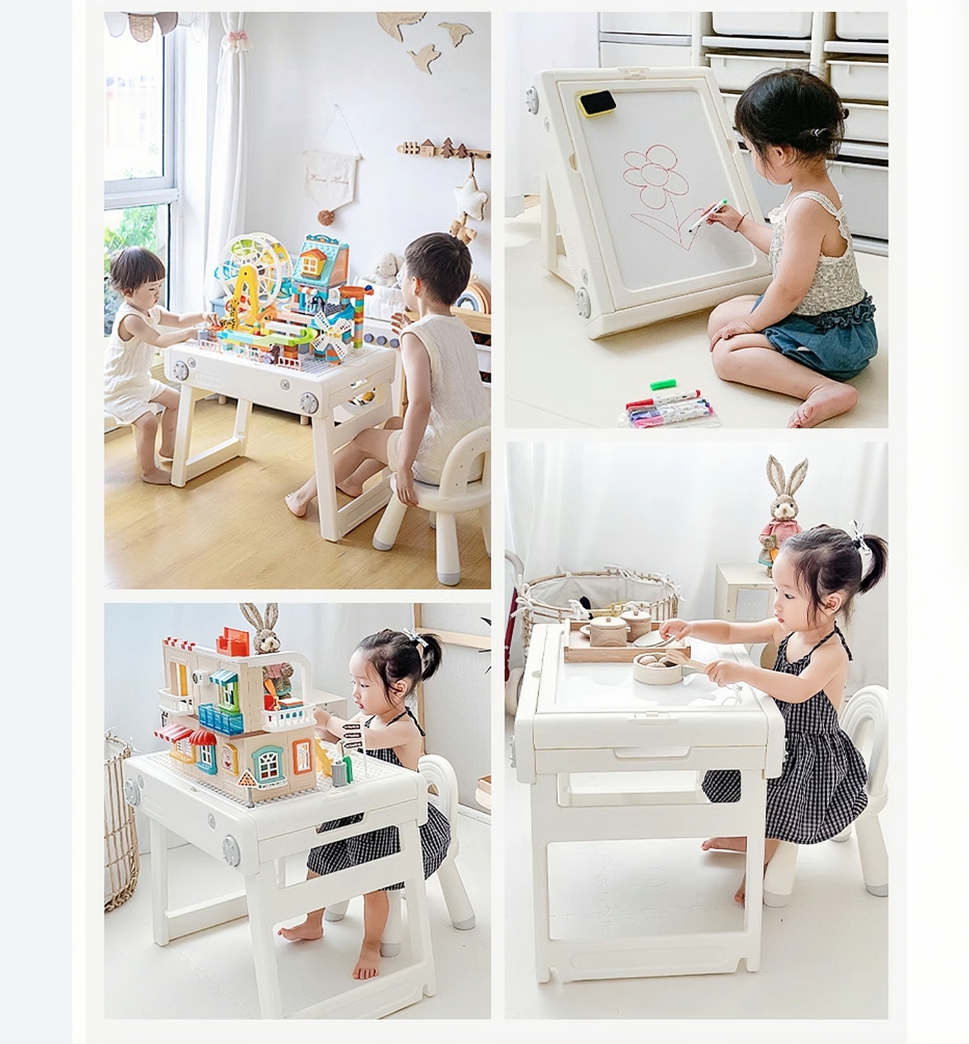 Building block table，Toys，Folding building block table，Building board，Folding storage，Children's building block table，