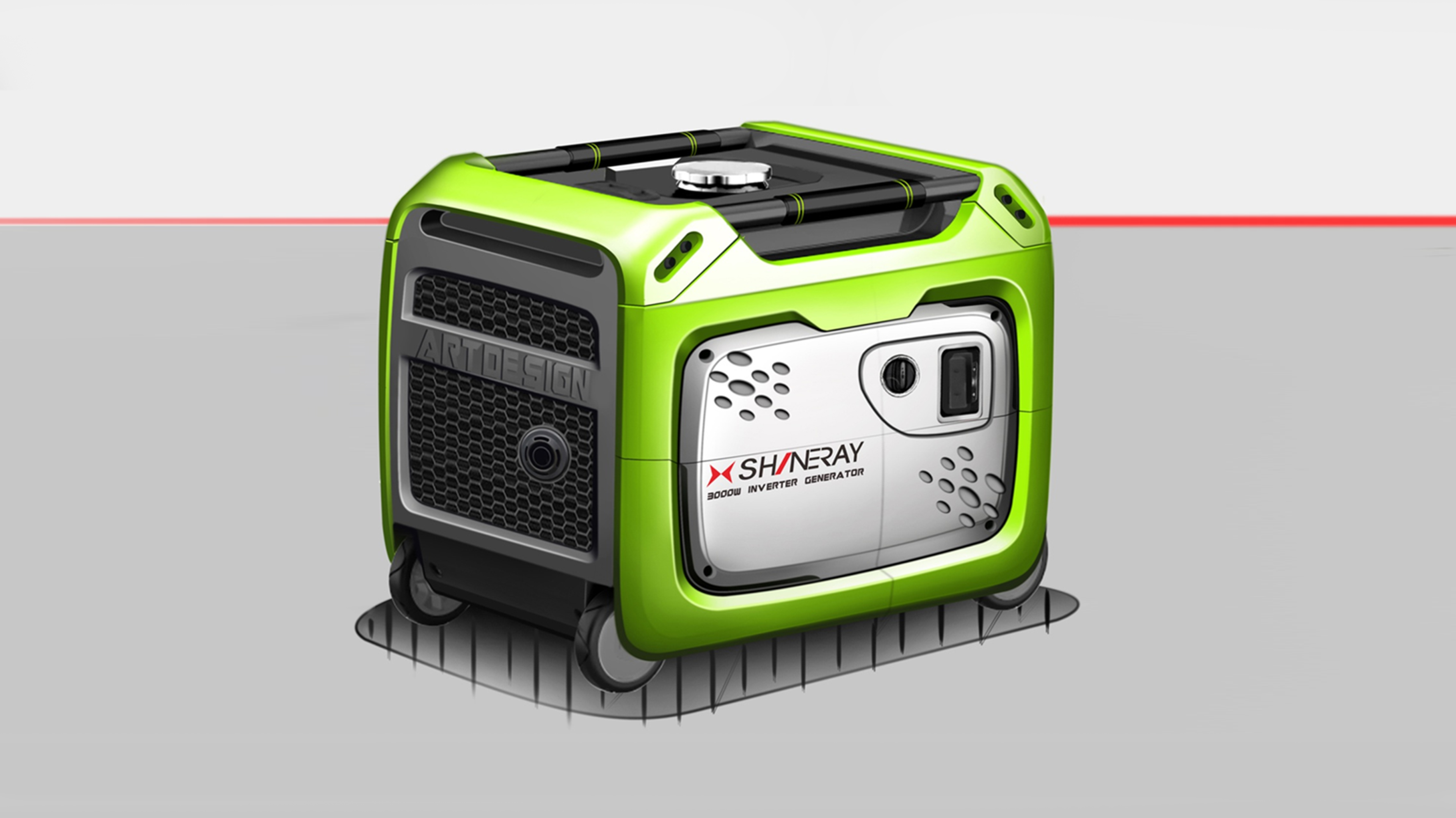 cross-country，Hand drawn，engine，science and technology，motorcycle，trolley，Tricycle，alternator，