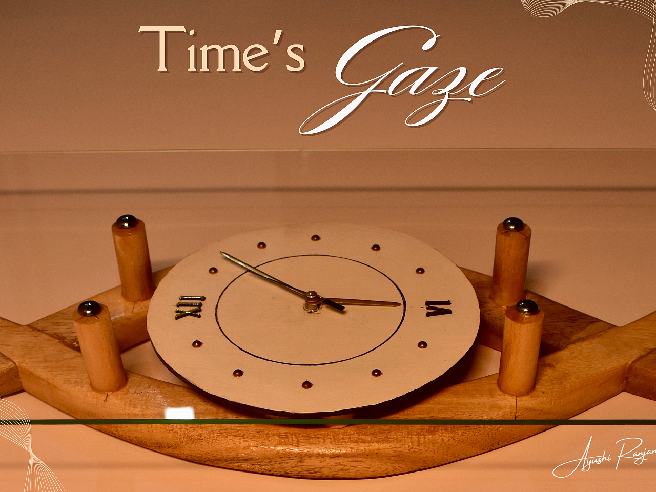 Artwork，Time's Gaze，space decoration，Wall clock，