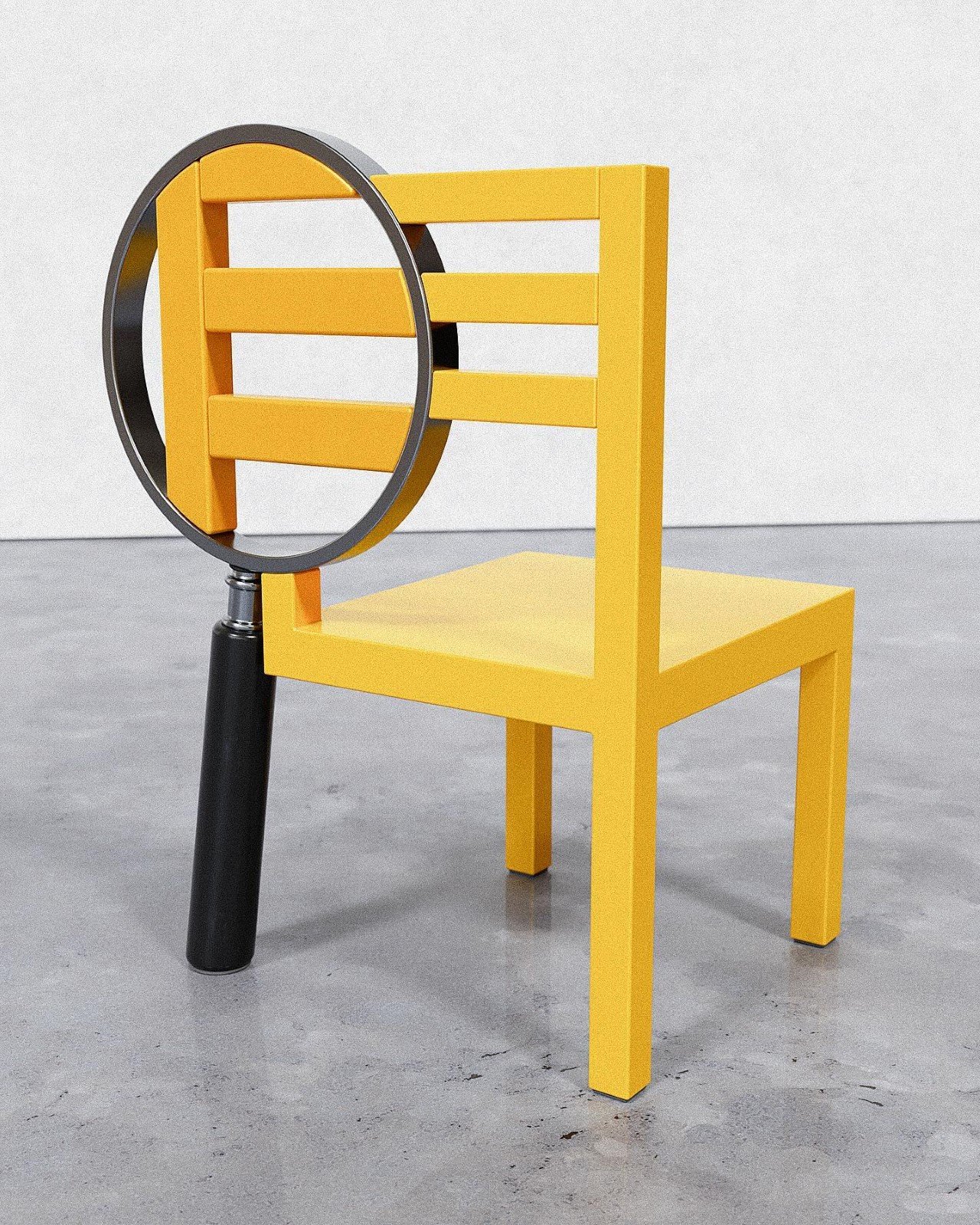 Zoom Chair，visual illusion ，Muddycap，magnifier，