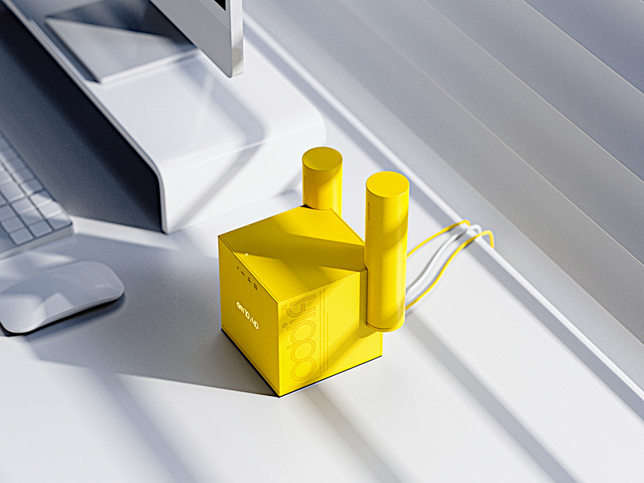 wi-fi，chimney，Lego blocks，Bright color，ornament，