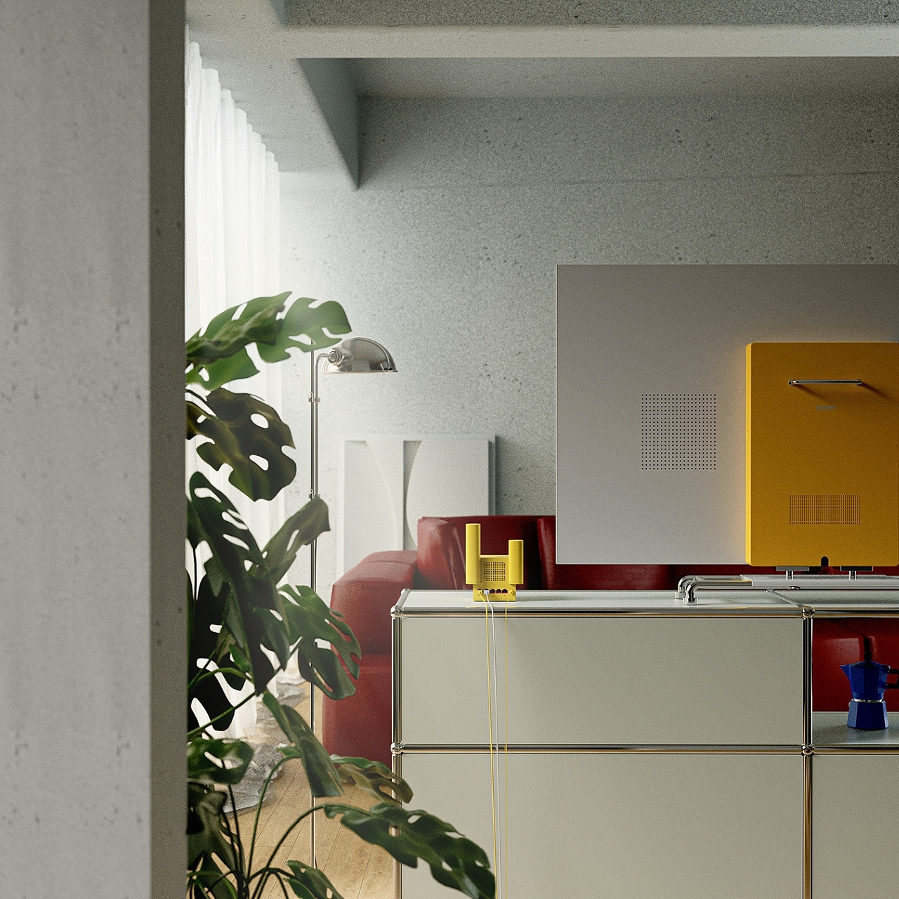 wi-fi，chimney，Lego blocks，Bright color，ornament，