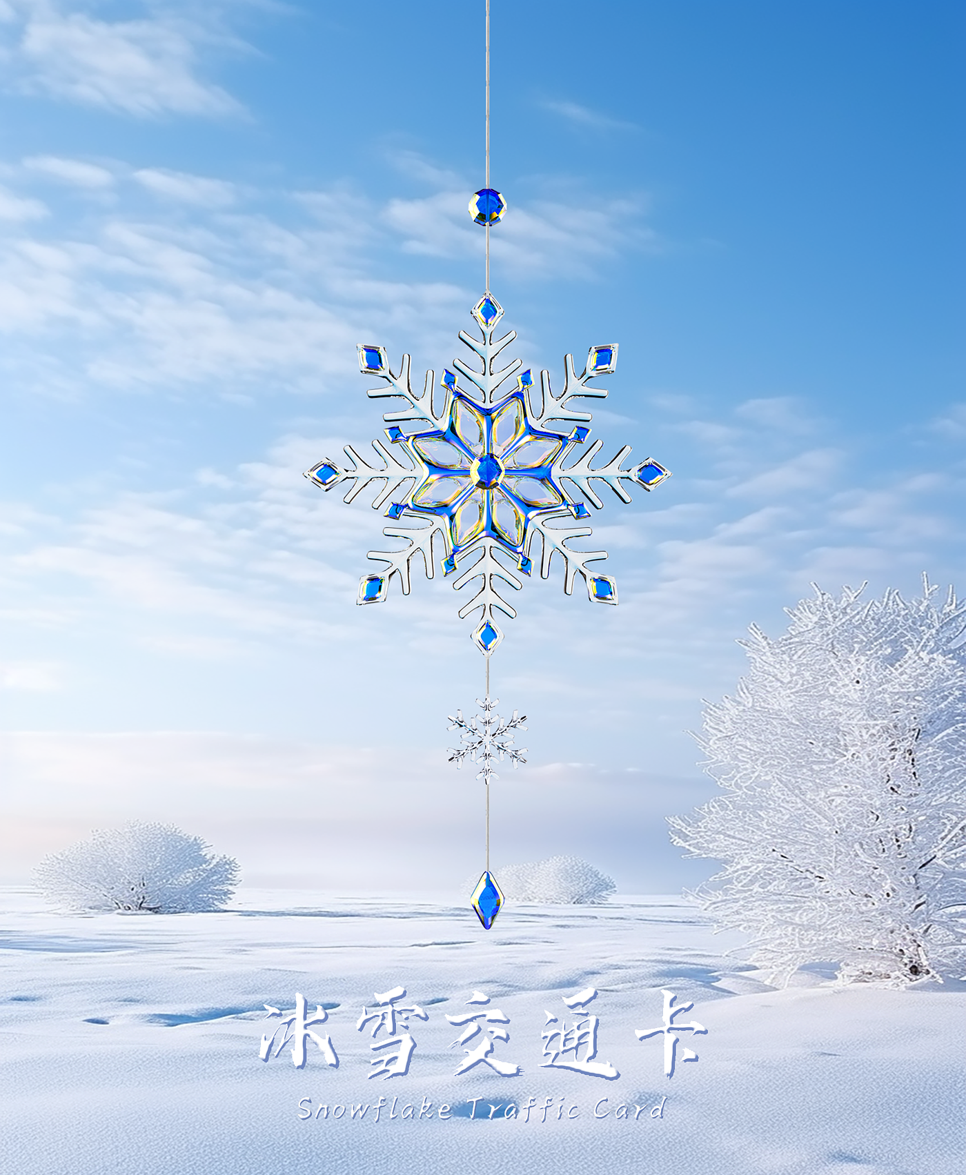 Harbin Ice and Snow World，Cultural and creative design，Ice and Snow Traffic Card，Wenchuang Traffic Card，