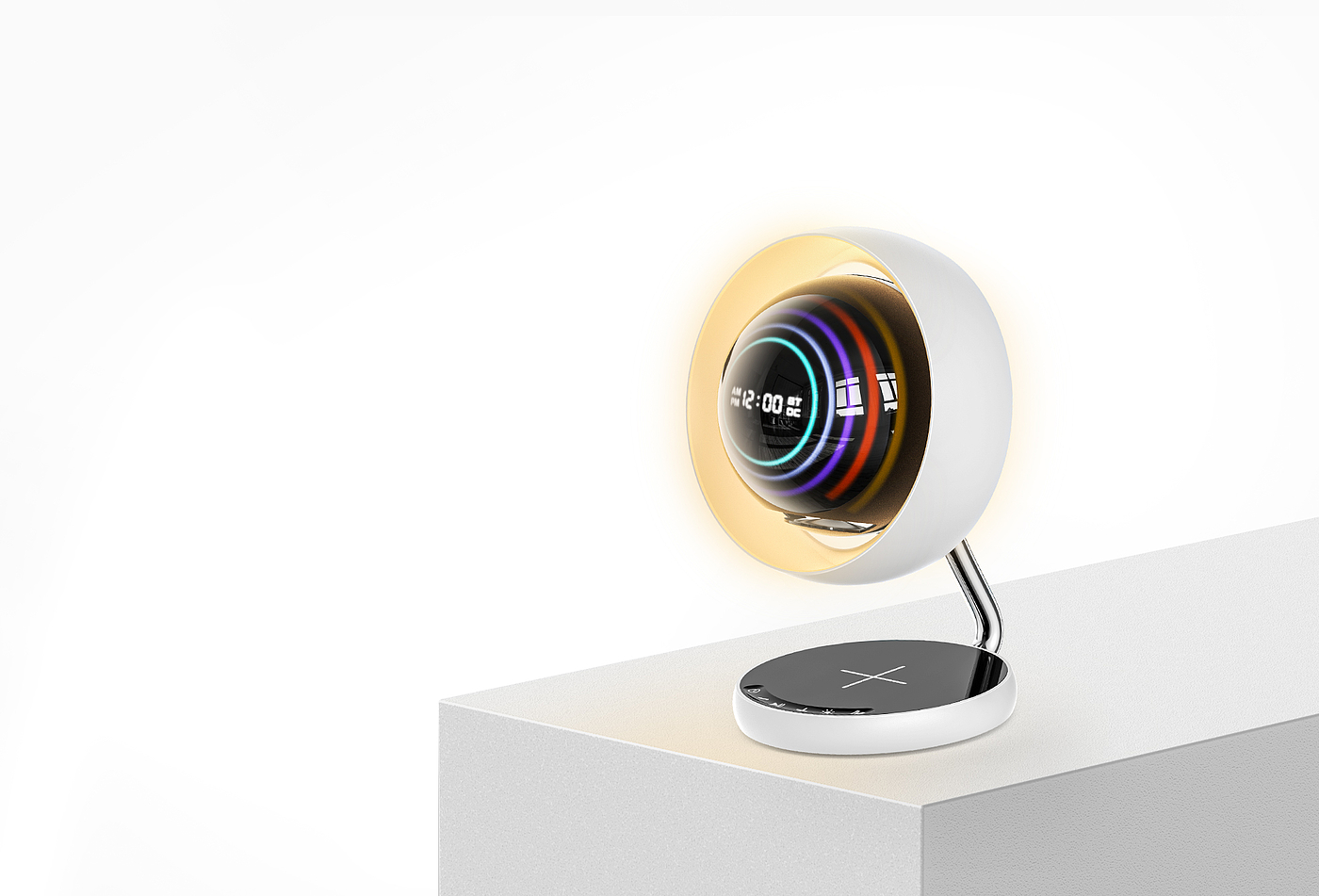 Music lamp，Atmosphere lamp，Desktop decorations，Wireless charging，