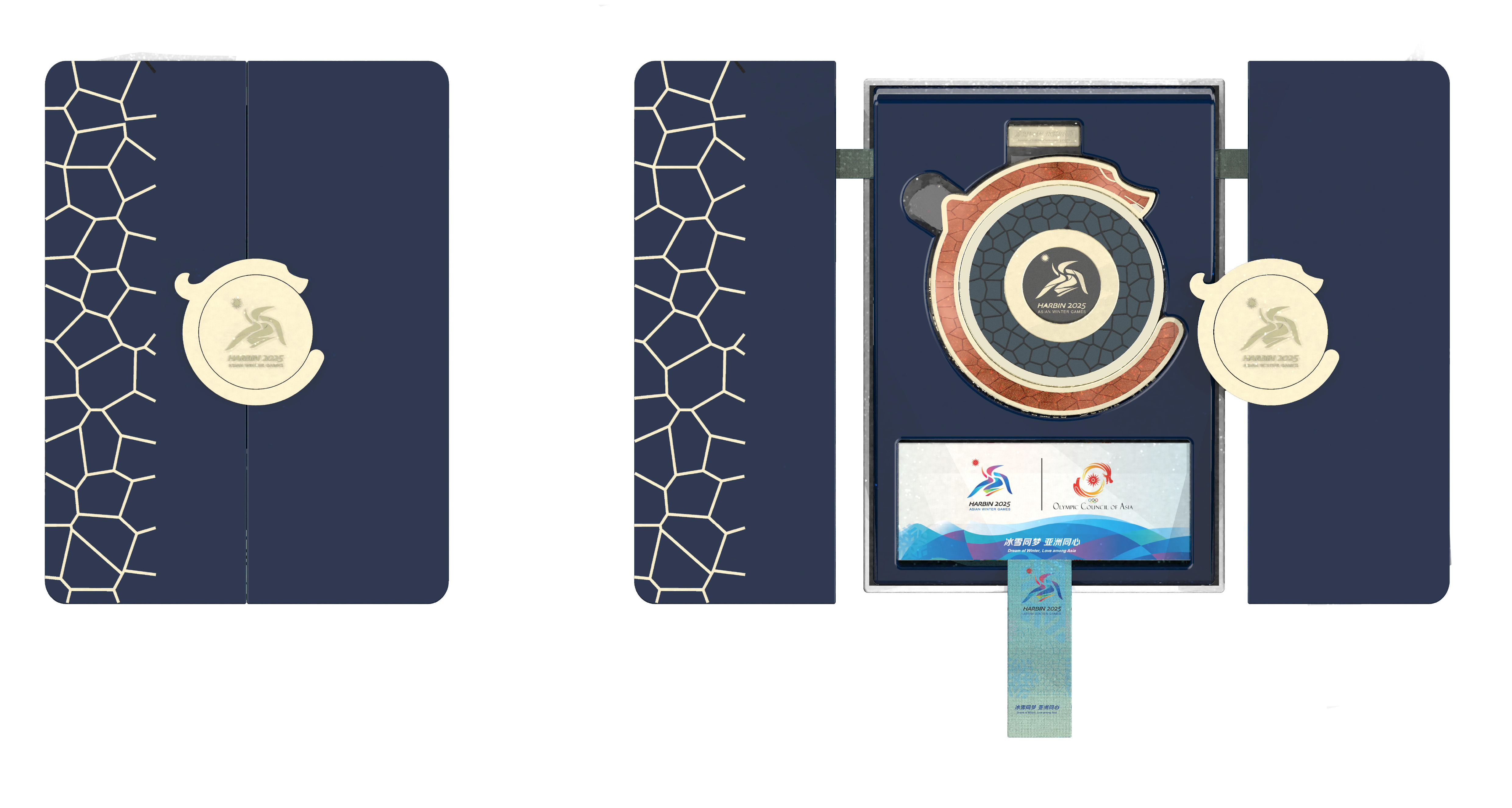 Asian Winter Games，Medal Design，