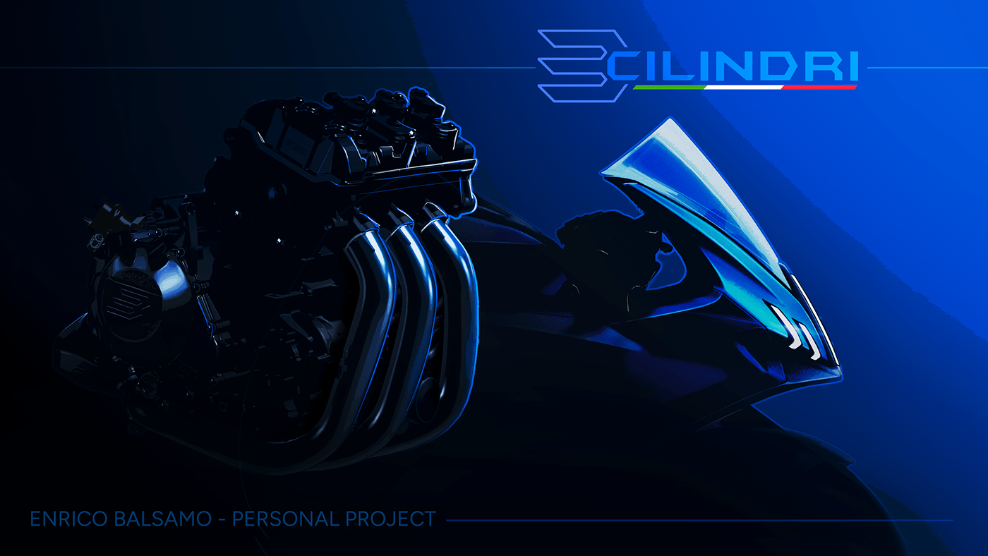 vehicle，motorcycle，3CILINDRI，industrial design，