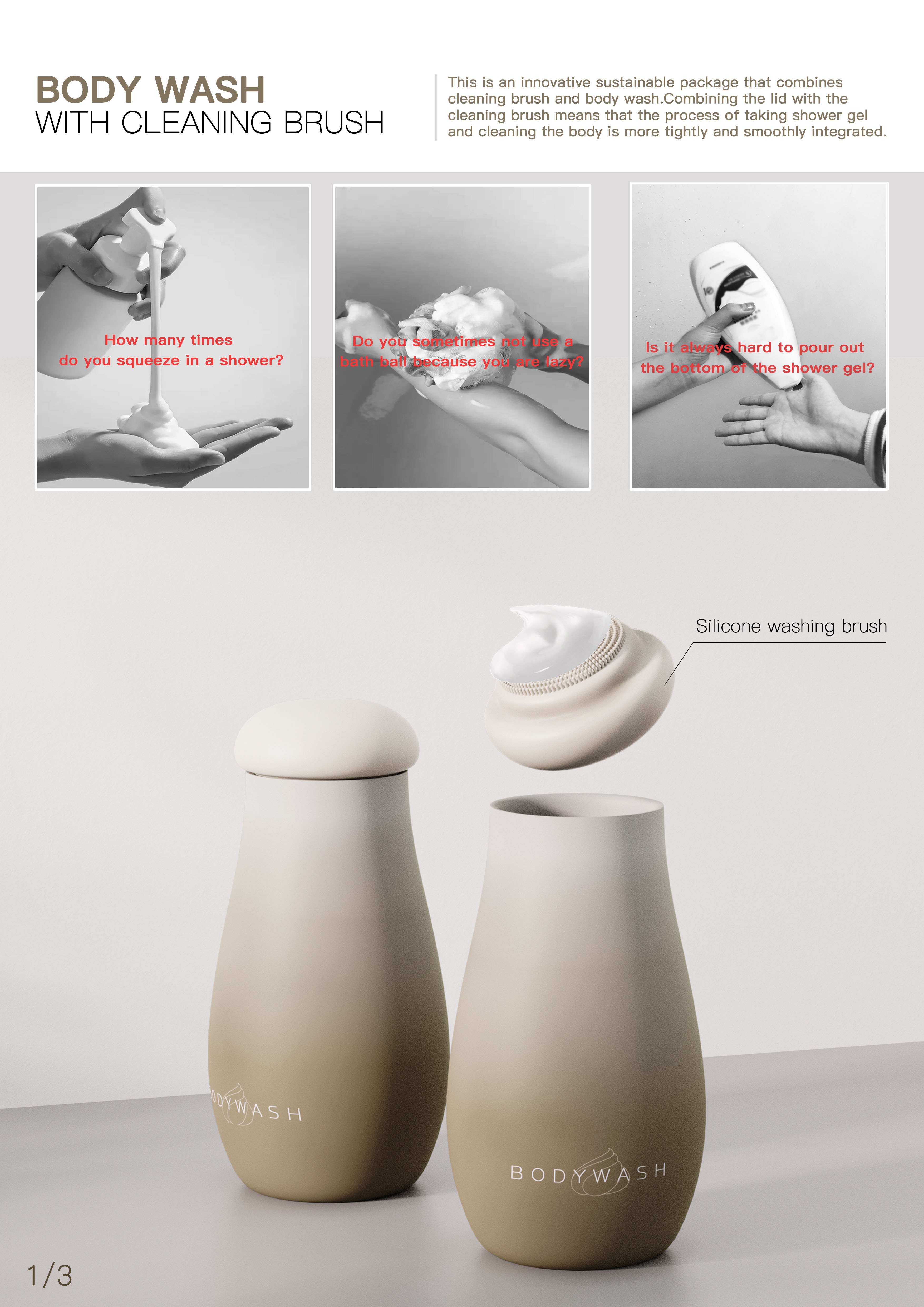 industrial design，product design，Appearance design，Shower Gel，bathroom，