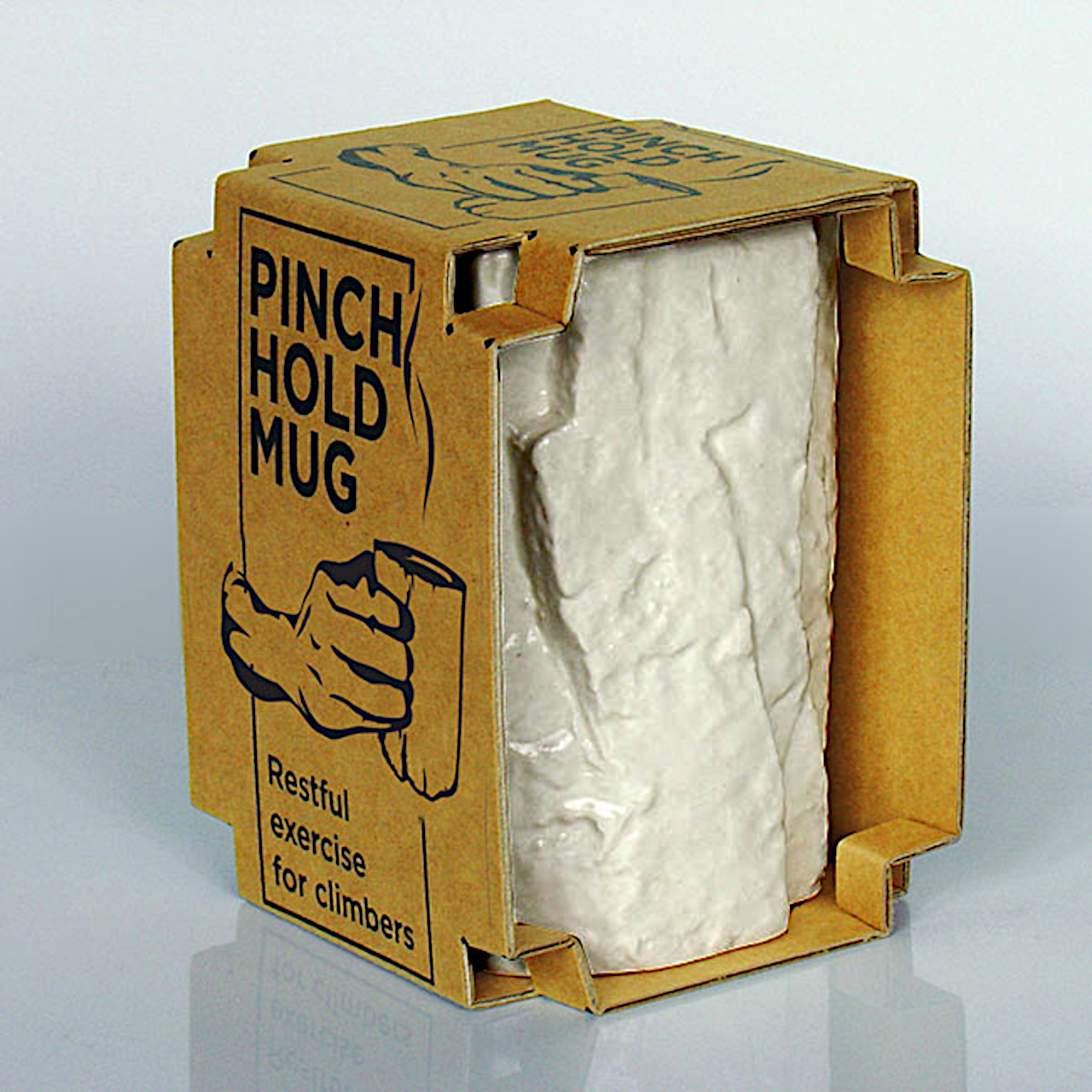 Bone China，coffee cup，sessile design，Rock Climbing，Pinch Hold Mug，