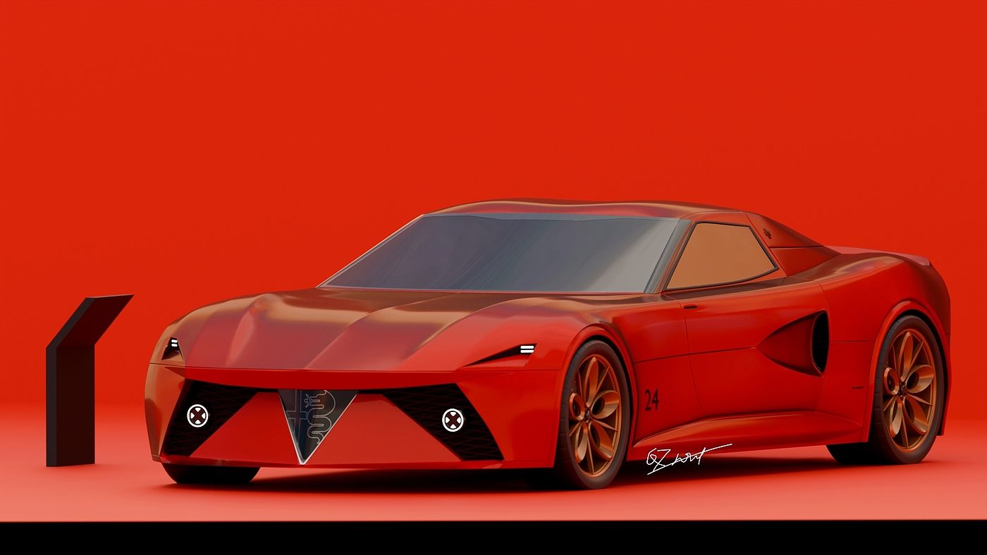 Automobile design，Exterior design，alfa romeo ，