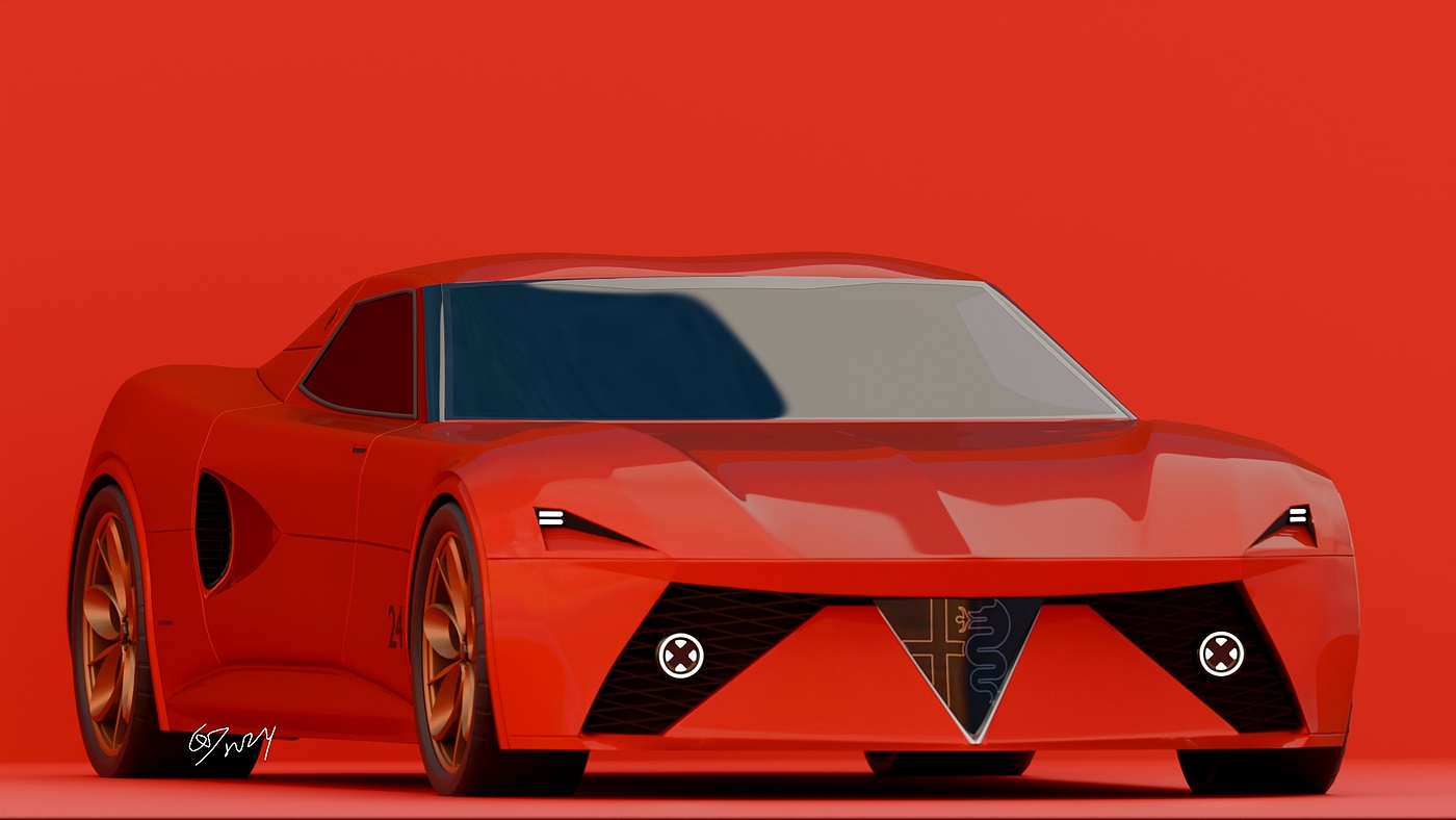 Automobile design，Exterior design，alfa romeo ，