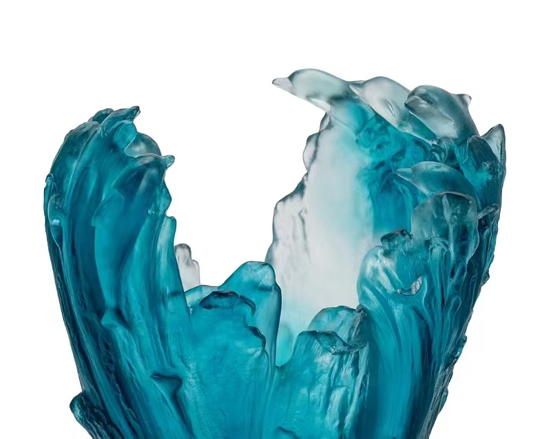 Waves Glaze Vase Ornaments，