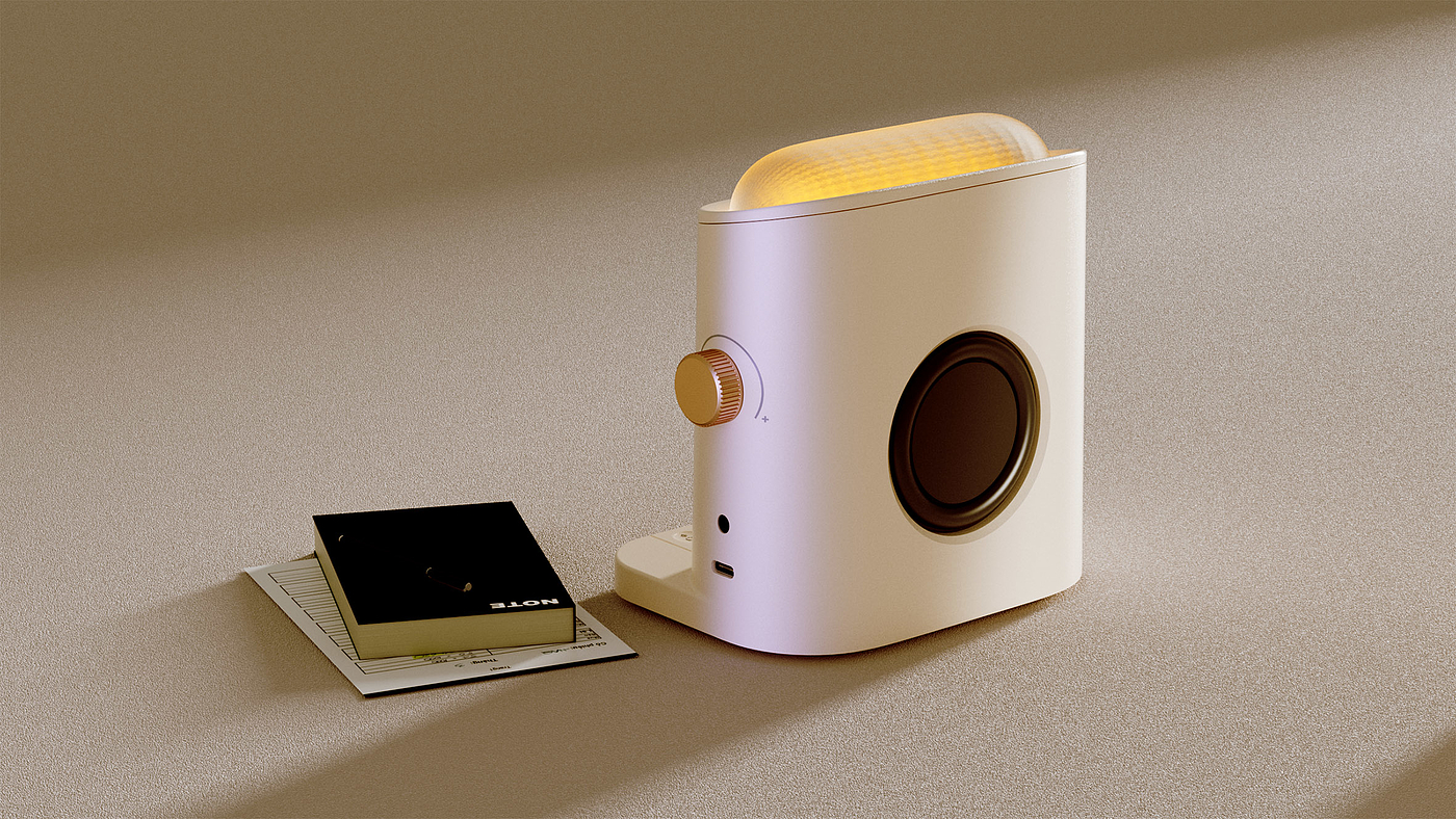 loudspeaker box，Night light，Home appliance digital，