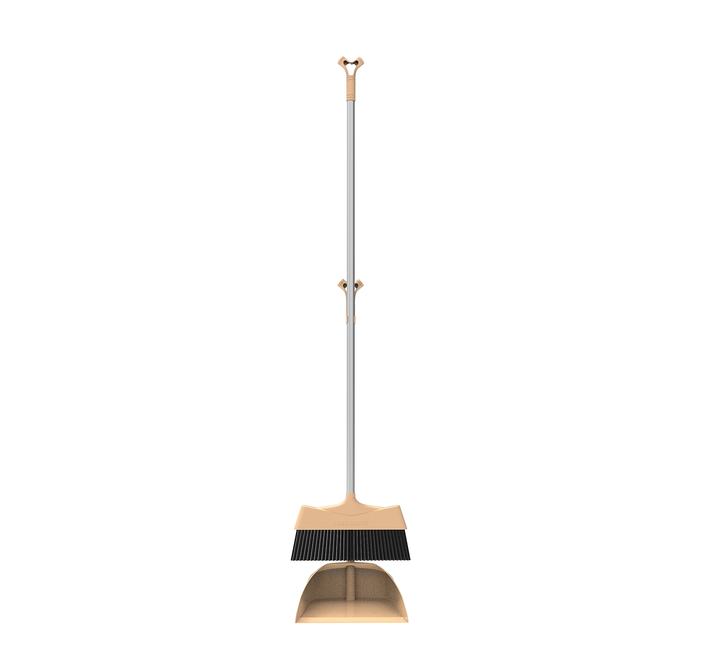 an industrial design，Original design，Innovative design，Broom，Dustpan，Vertical and inclined，