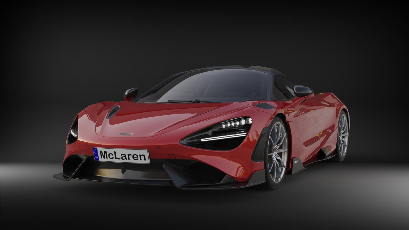 Mclaren，Sports car，Render，