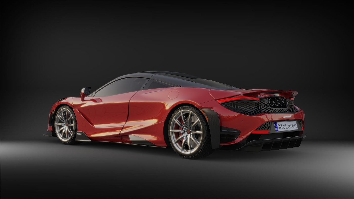 Mclaren，Sports car，Render，