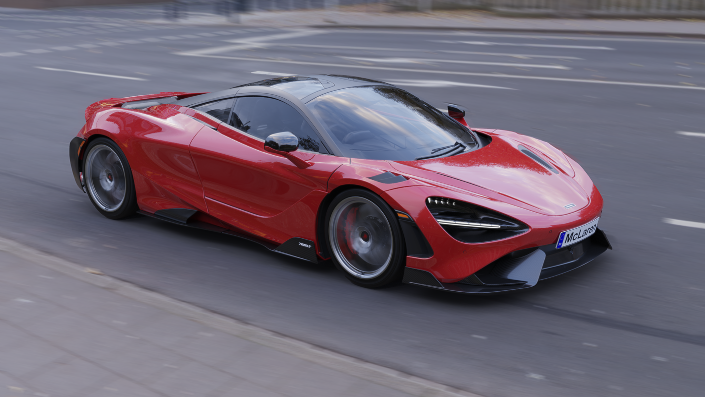 Mclaren，Sports car，Render，