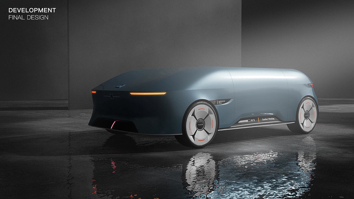 ZEEKR，vehicle，conceptual design，Concept Car，agv，Sense of science and technology，Intellectualization，