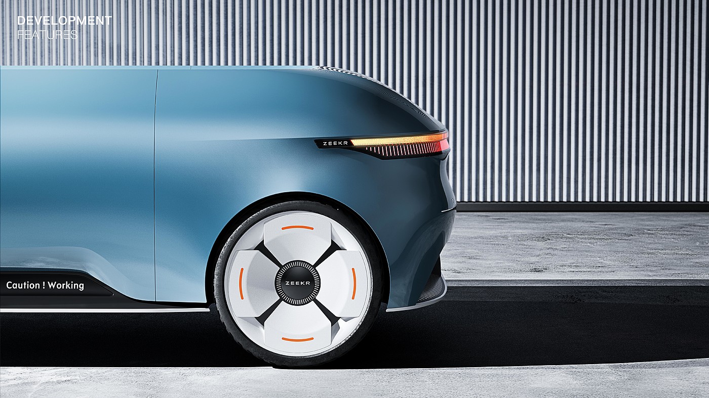 ZEEKR，vehicle，conceptual design，Concept Car，agv，Sense of science and technology，Intellectualization，