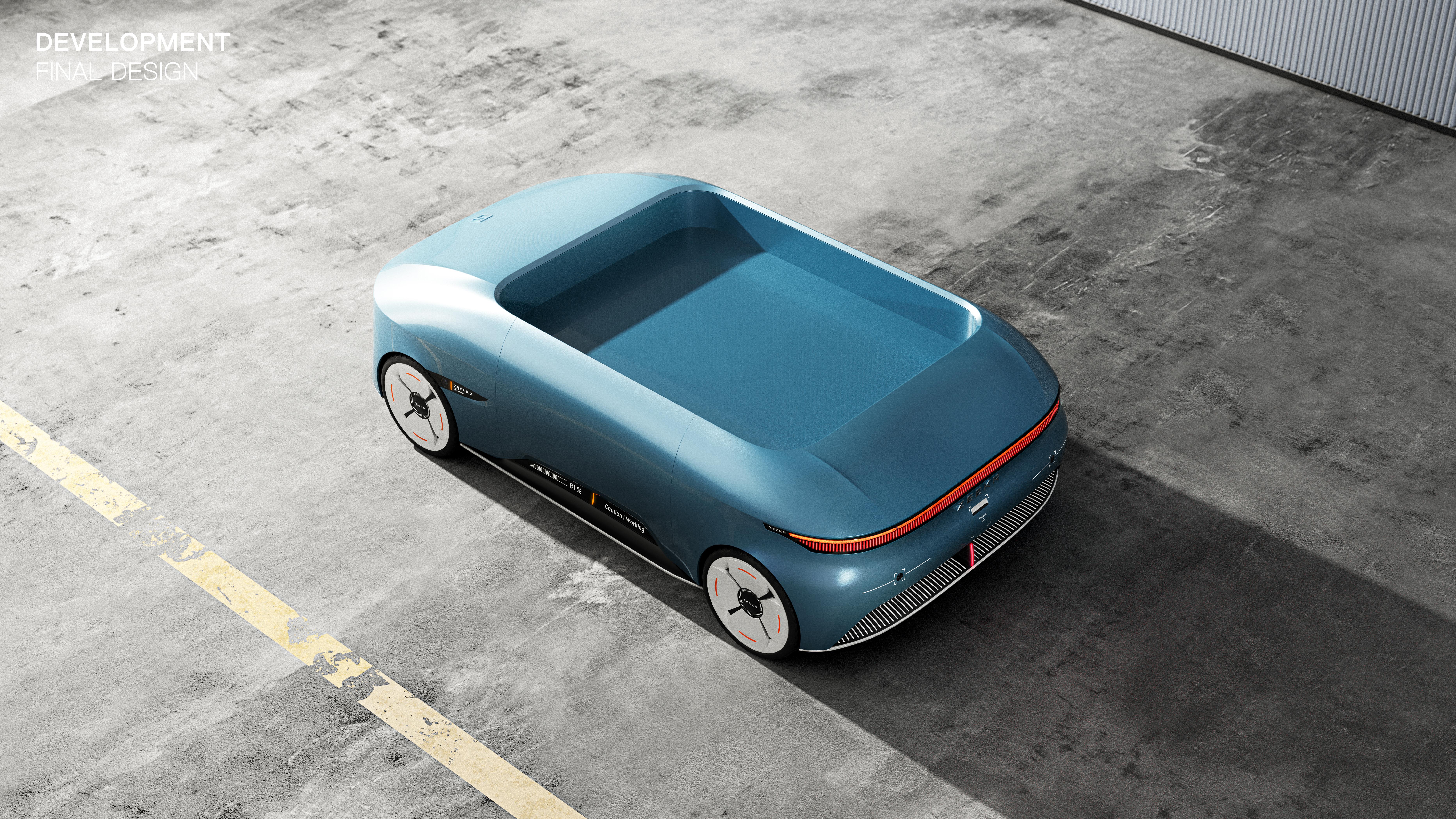 ZEEKR，vehicle，conceptual design，Concept Car，agv，Sense of science and technology，Intellectualization，