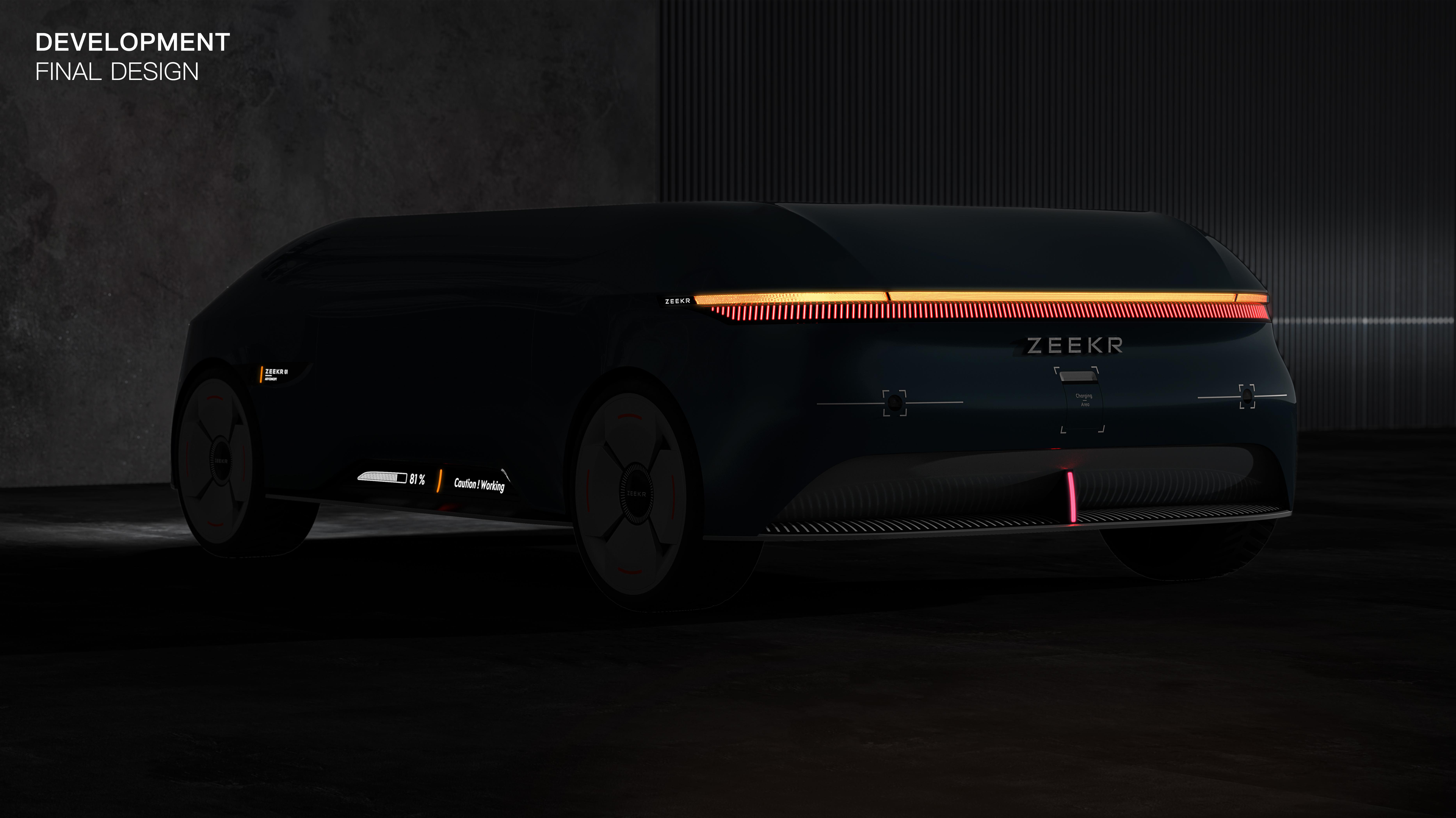 ZEEKR，vehicle，conceptual design，Concept Car，agv，Sense of science and technology，Intellectualization，