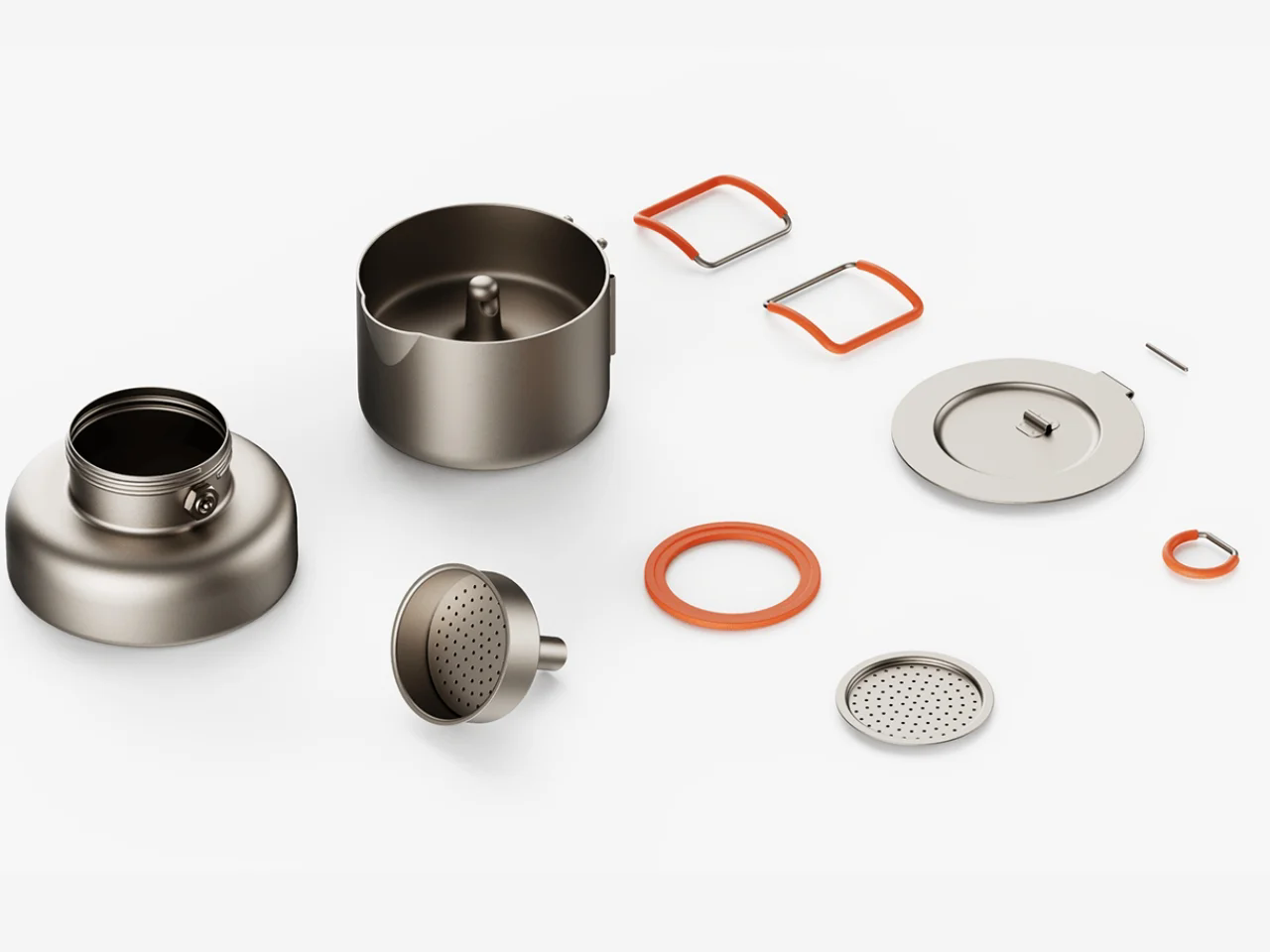 Moka-mp，Coffee pot，Camping Tools，conceptual design，