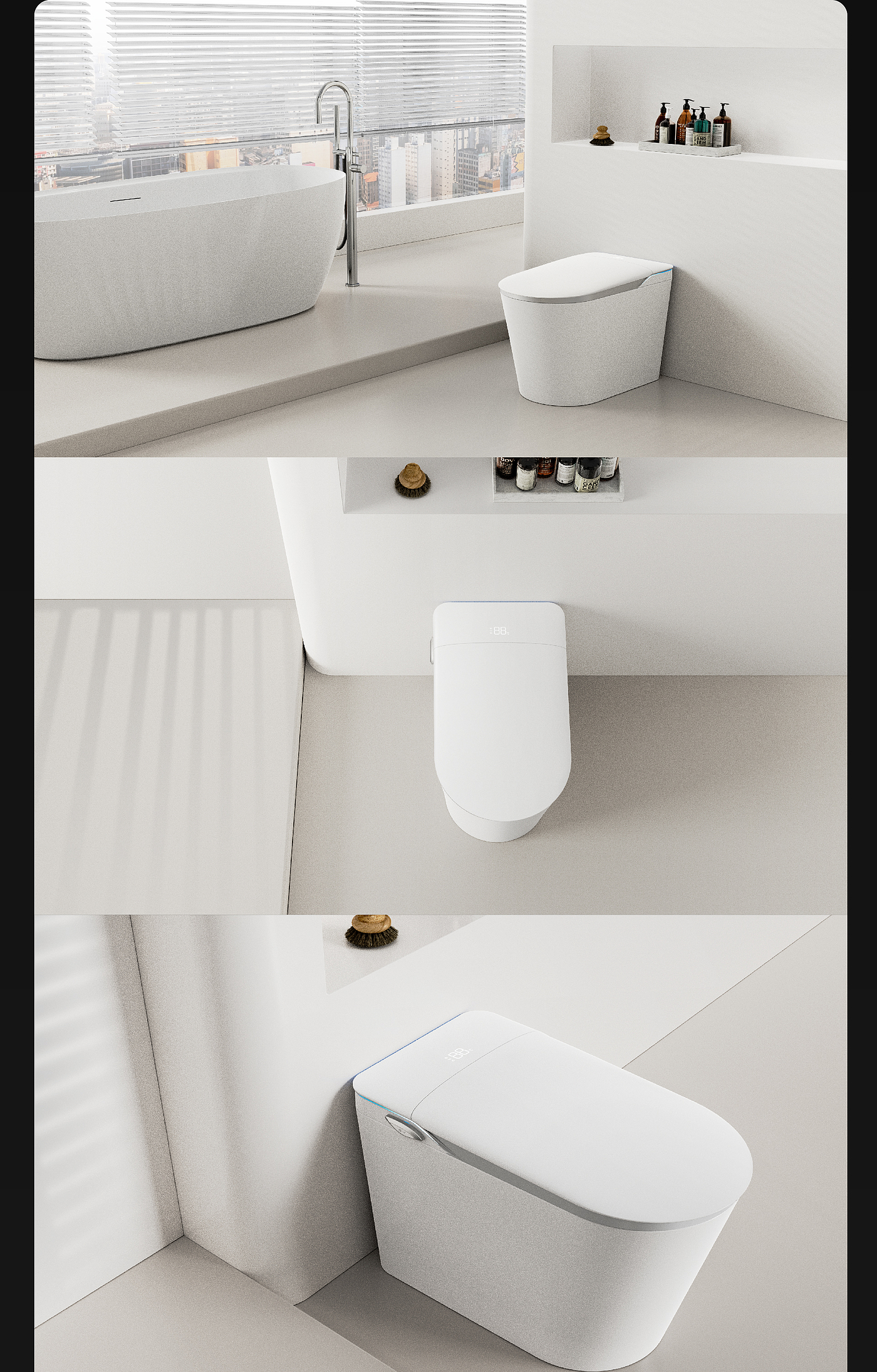 Intelligent toilet，product design，