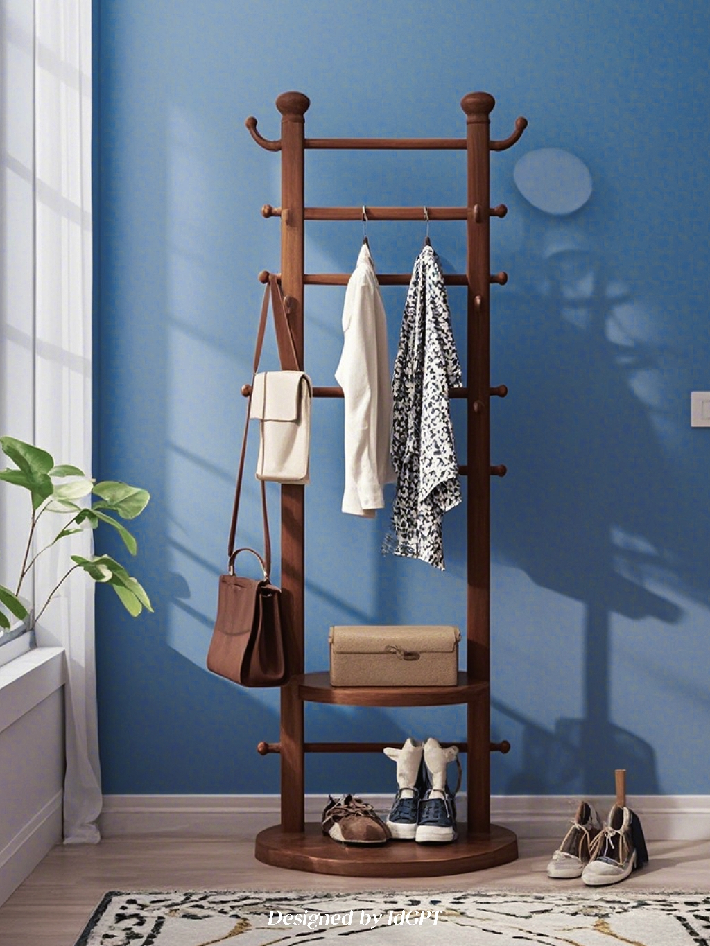 AIGC, AI, home furniture, vertical hangers，