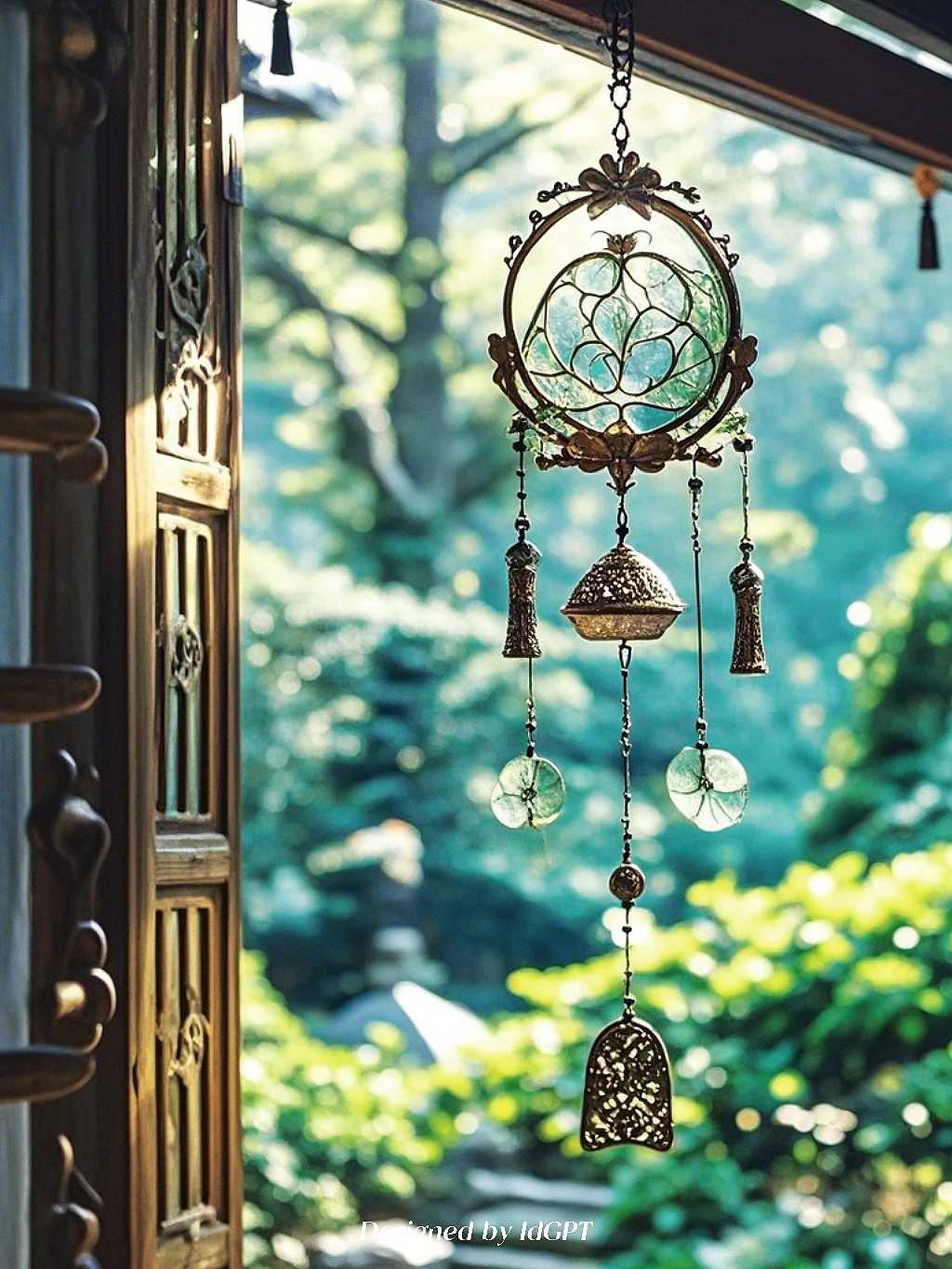 AIGC, AI, Decorations, Wind chimes，