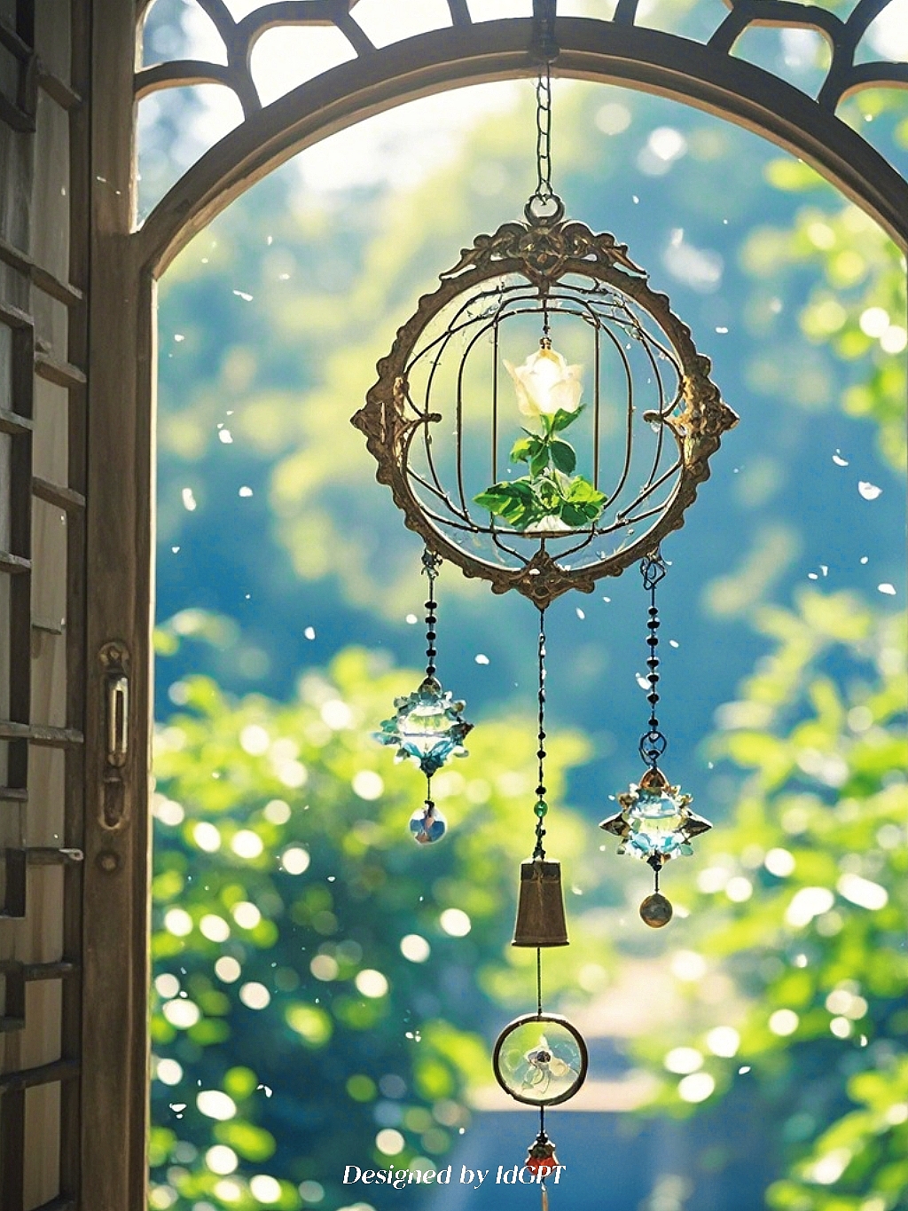 AIGC, AI, Decorations, Wind chimes，