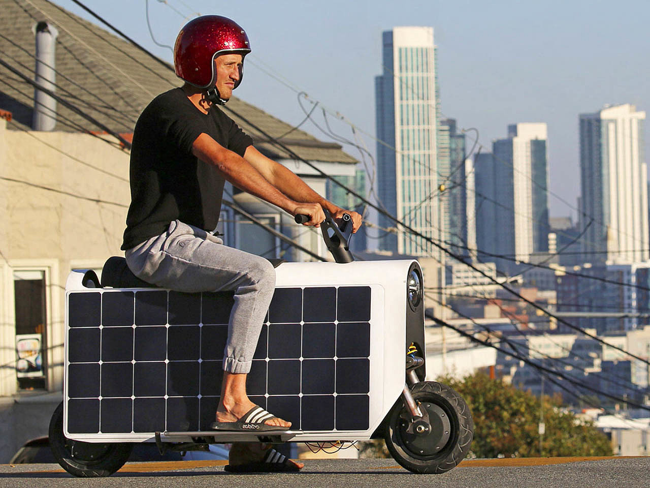 Lightfoot，Electric Cargo Scooter，vehicle，solar energy，