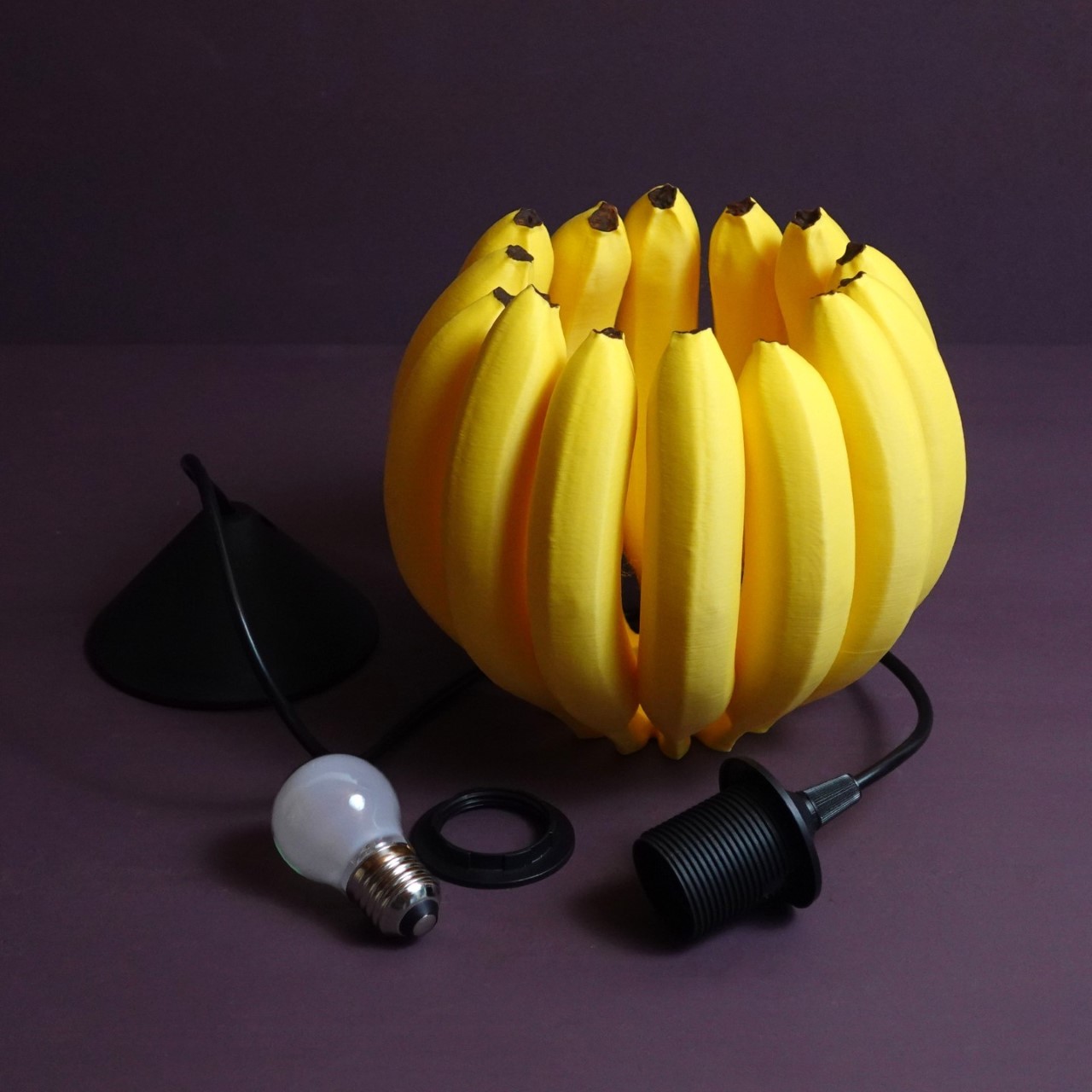 lamps and lanterns，3D printing，Banana Lamp，Lighting tools，