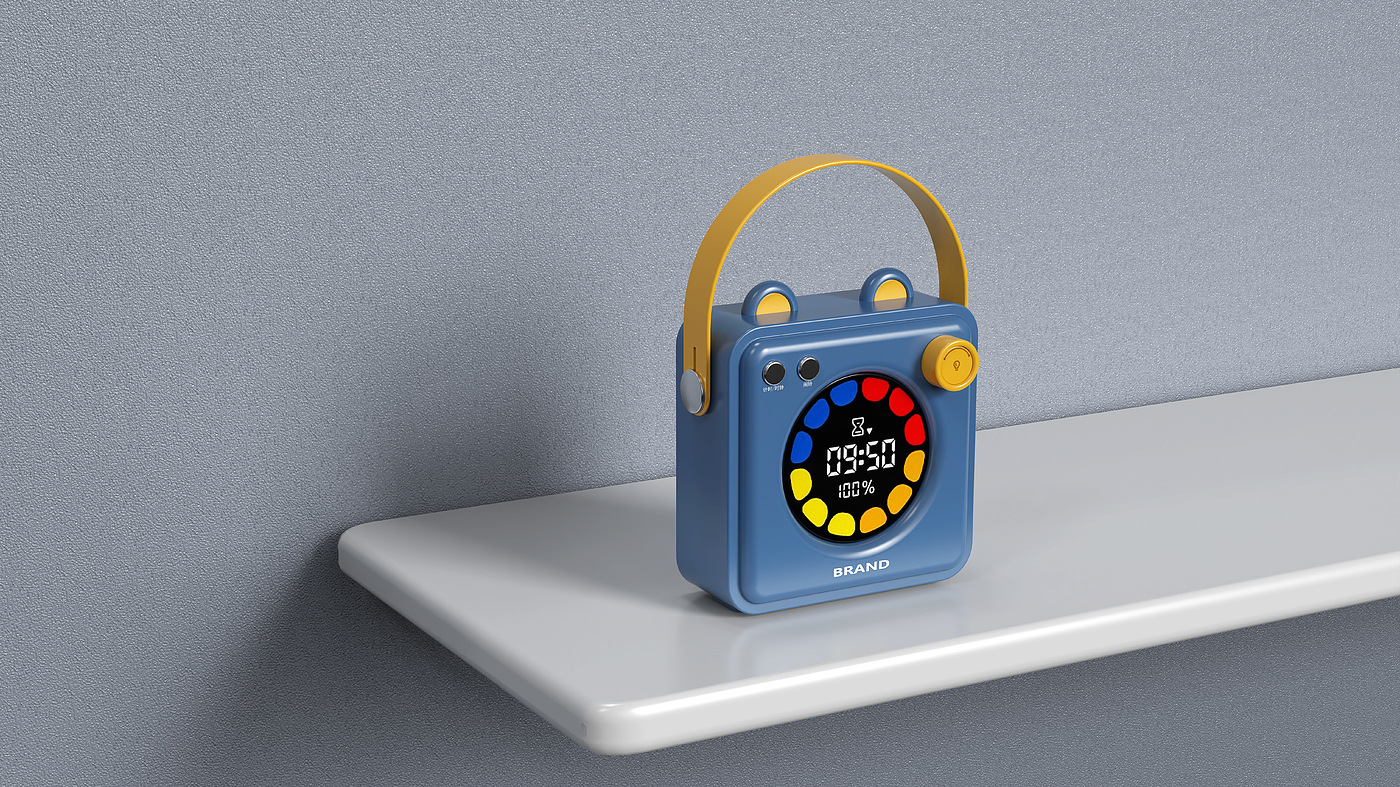 Children's alarm clock，AI Alarm Clock，Household appliances，industrial design，product design，Design services，