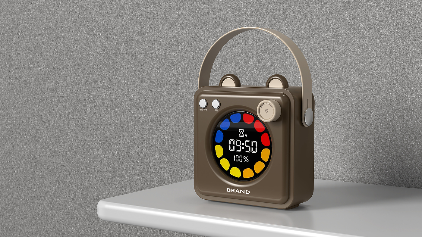 Children's alarm clock，AI Alarm Clock，Household appliances，industrial design，product design，Design services，