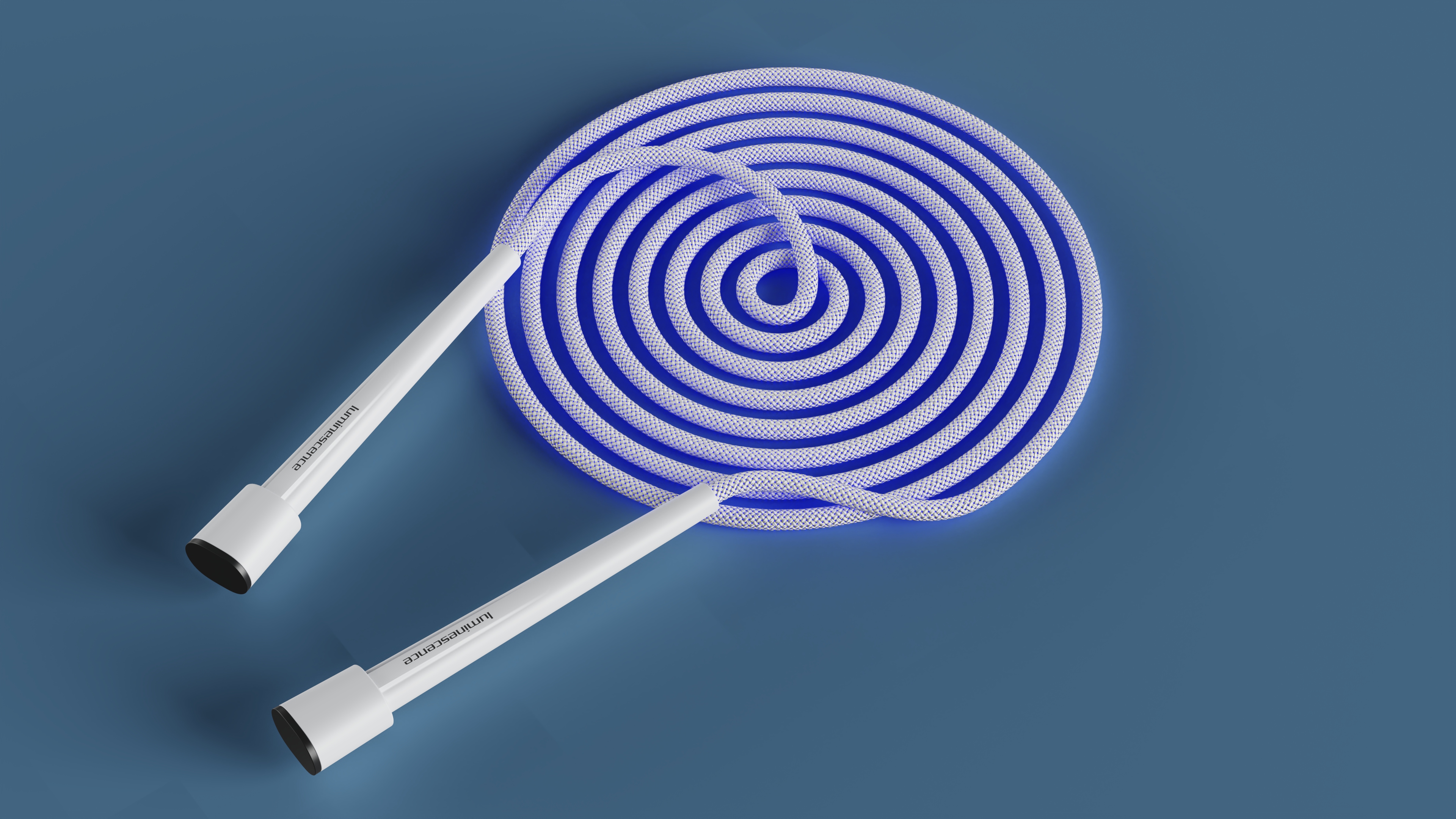 Luminous rope skipping，students jump rope，LED light，product design，Appearance design，Structural design，Dajiu Industrial Design，Lighting design，