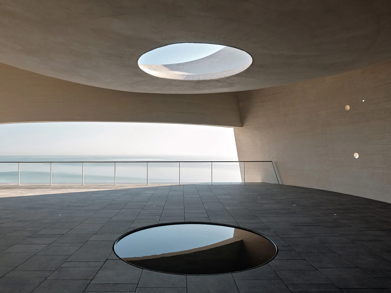 sundial，observation tower，Viewing tower，Yantai，