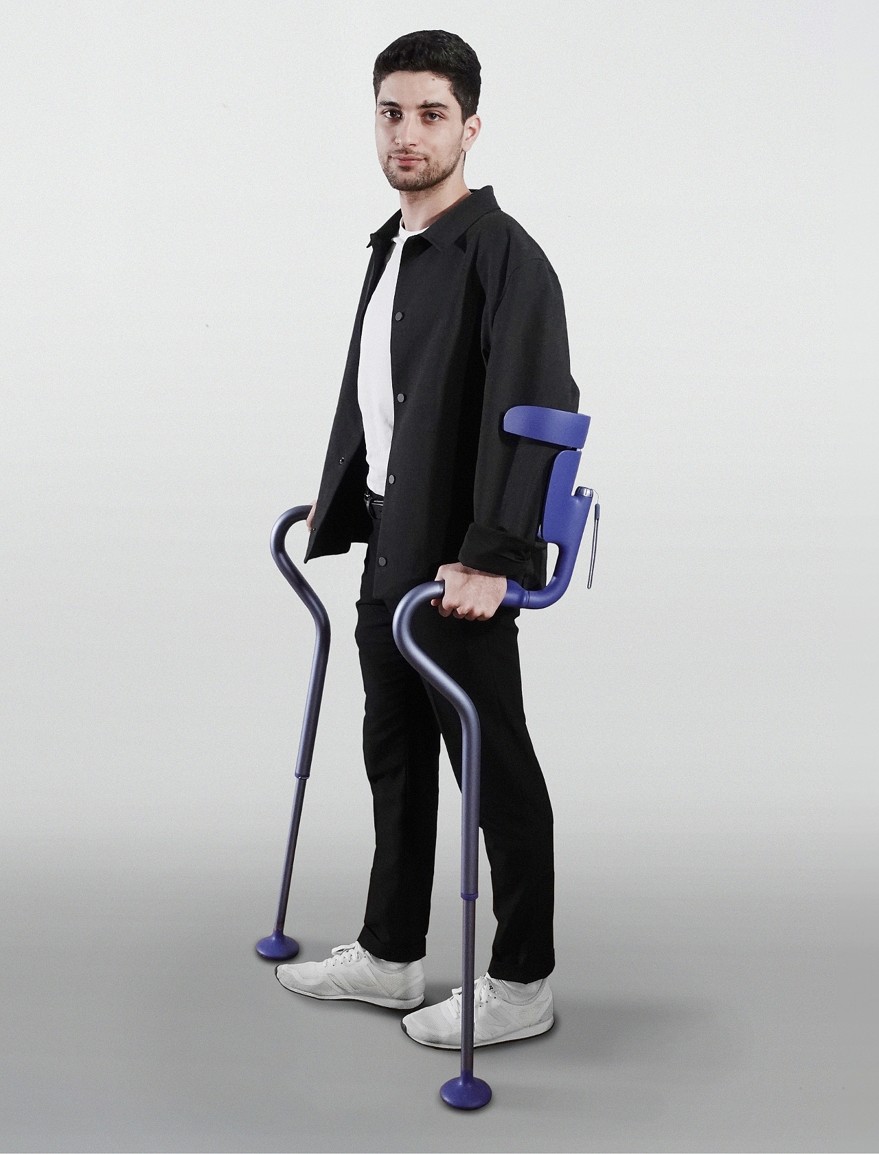 Pedestrian，modularization，auxiliary equipment，Barrier free design，Walking staff，