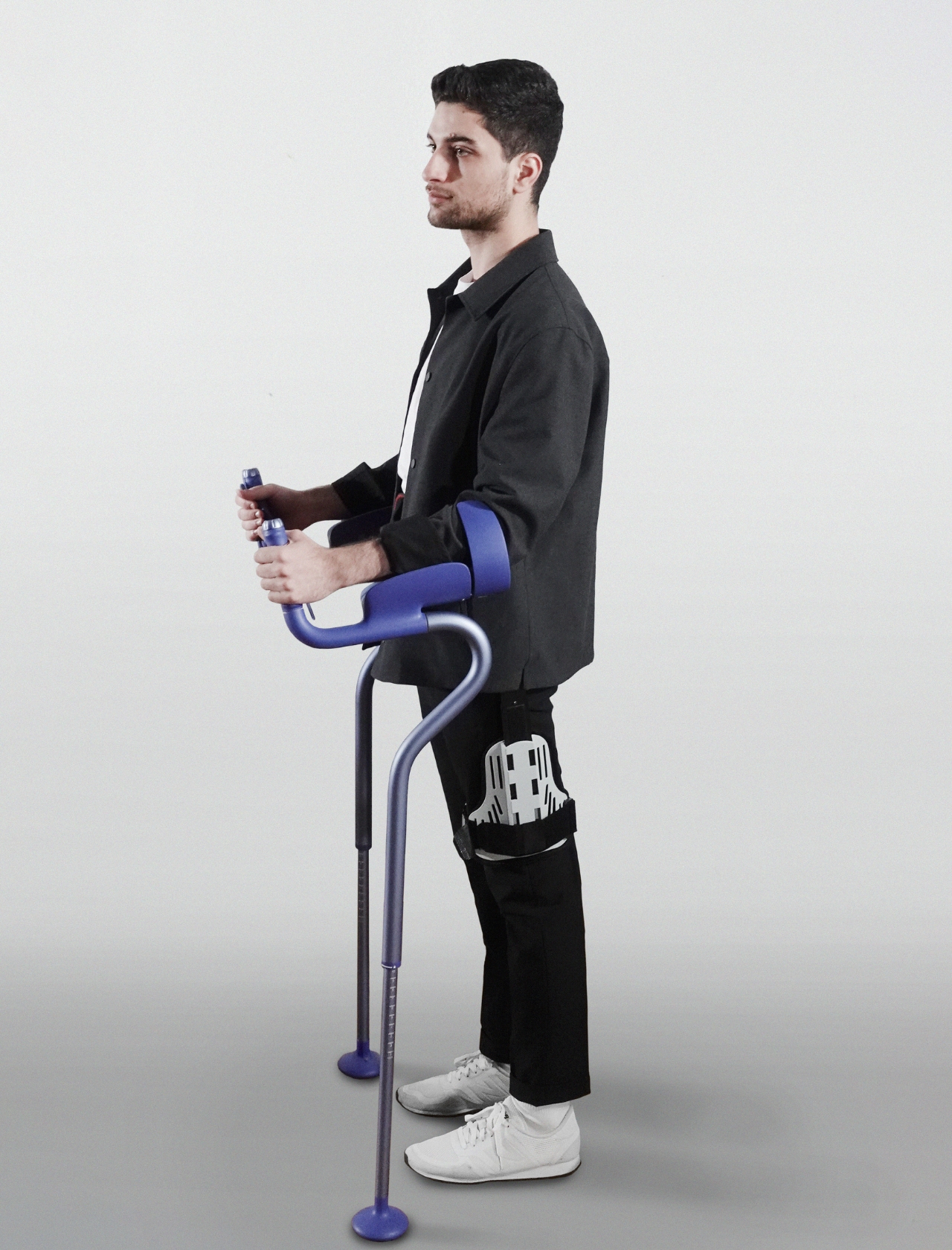 Pedestrian，modularization，auxiliary equipment，Barrier free design，Walking staff，