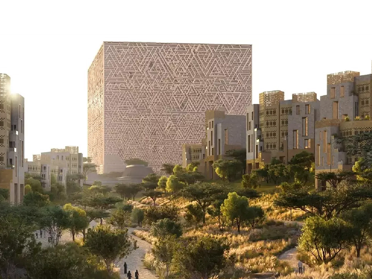 Mukaab，skyscraper，Islamic architecture，Saudi Arabia，