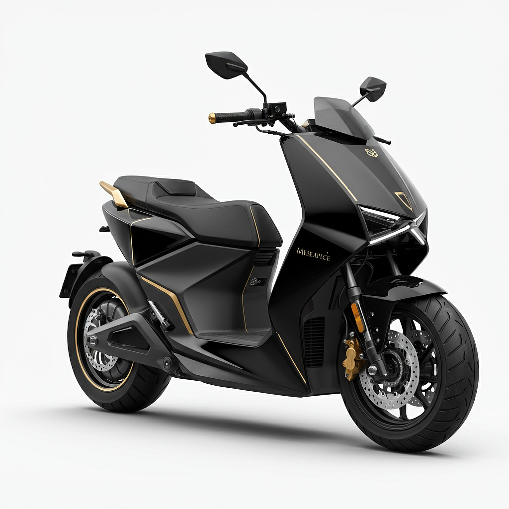 Futuristic electric car，High Performance Motorcycle，Urban travel new favorite，Integration of Technology and Aesthetics，Shadow Knight，