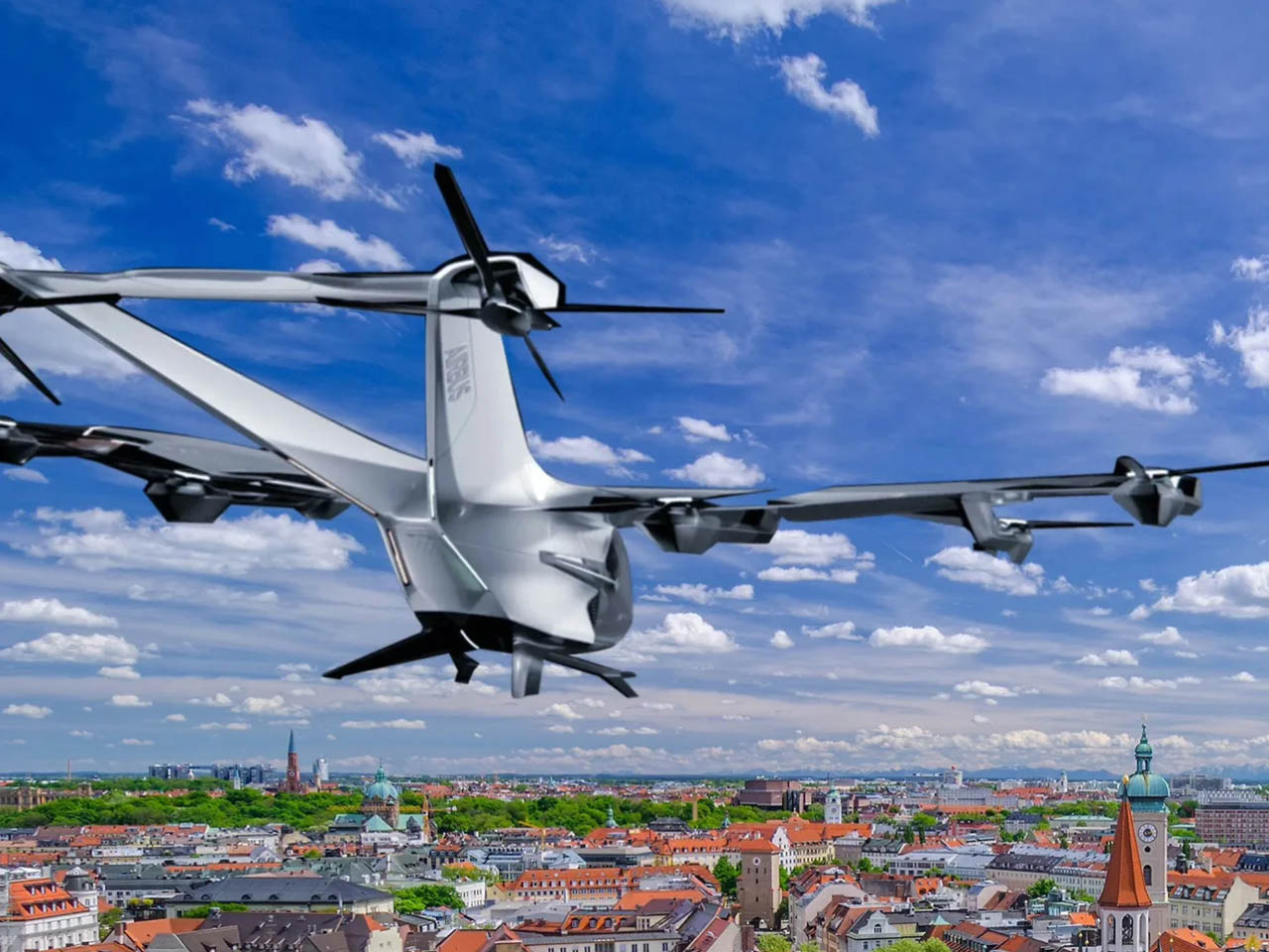 eVTOL，aircraft，vehicle，industrial design，