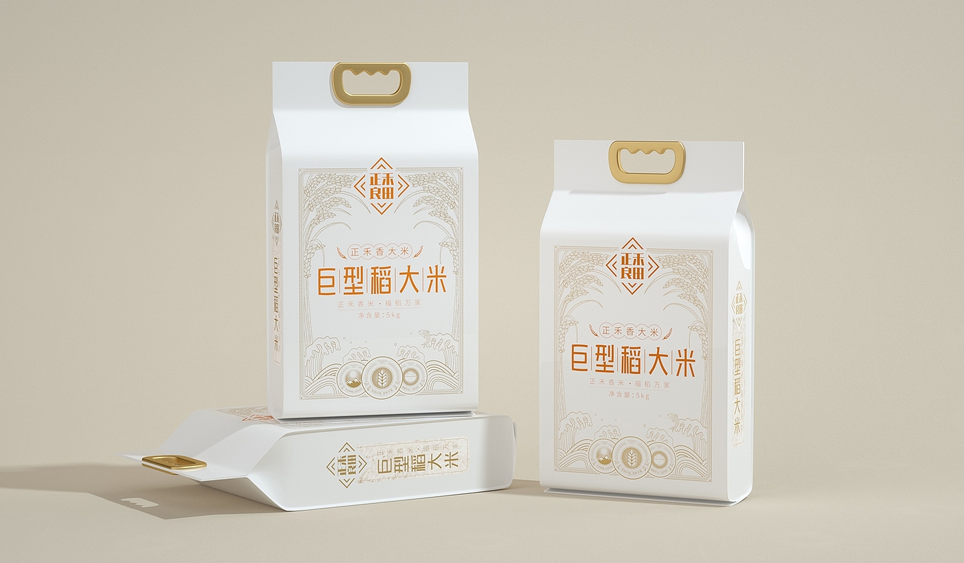 Packaging Design of Rice Gift Box，