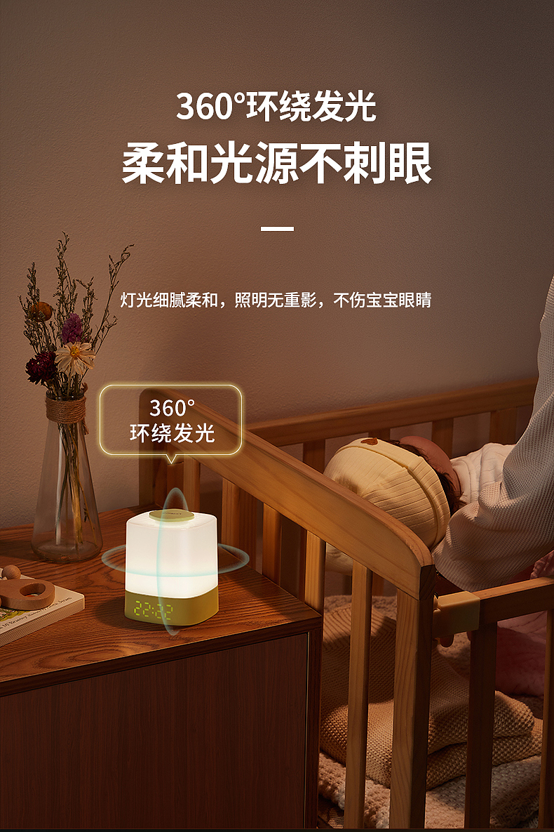 Wireless switch, app controlled night light, alarm light，