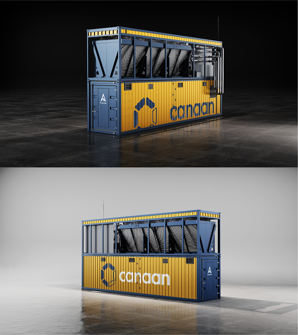 Container，Scene rendering，Coating design，product design，industrial equipment ，