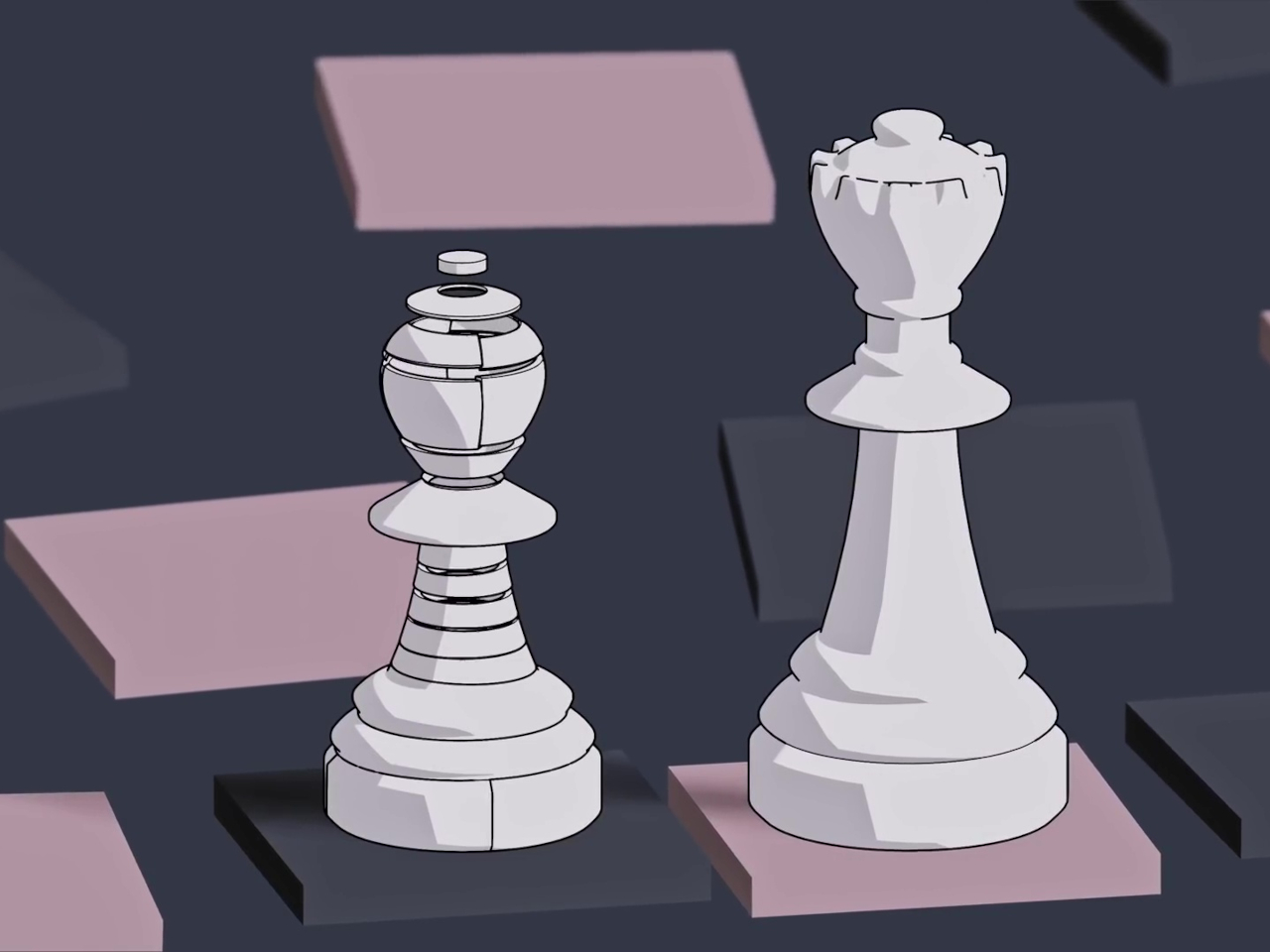 3D printing，Chess，magnet，Creative design，