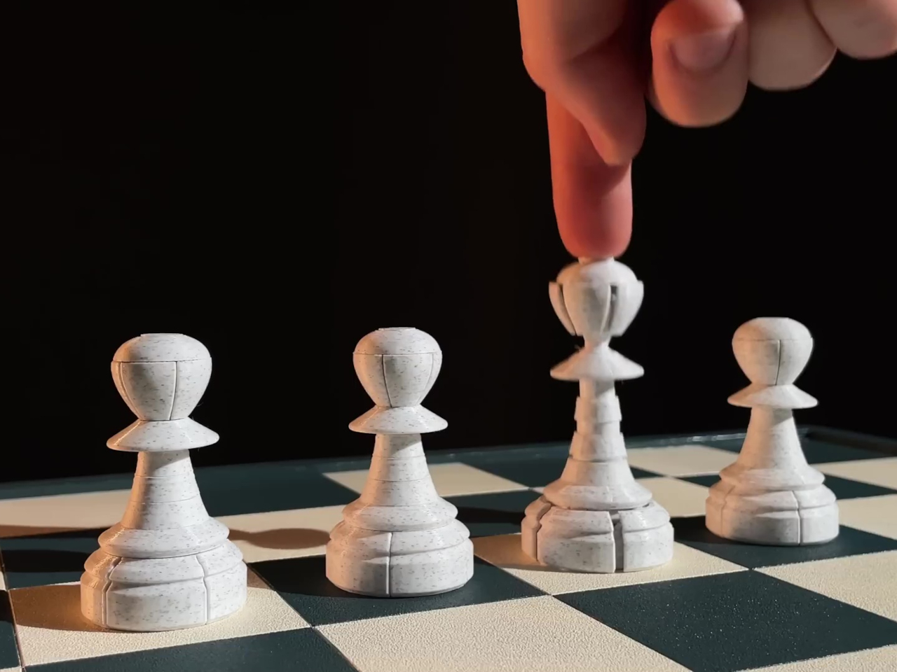 3D printing，Chess，magnet，Creative design，